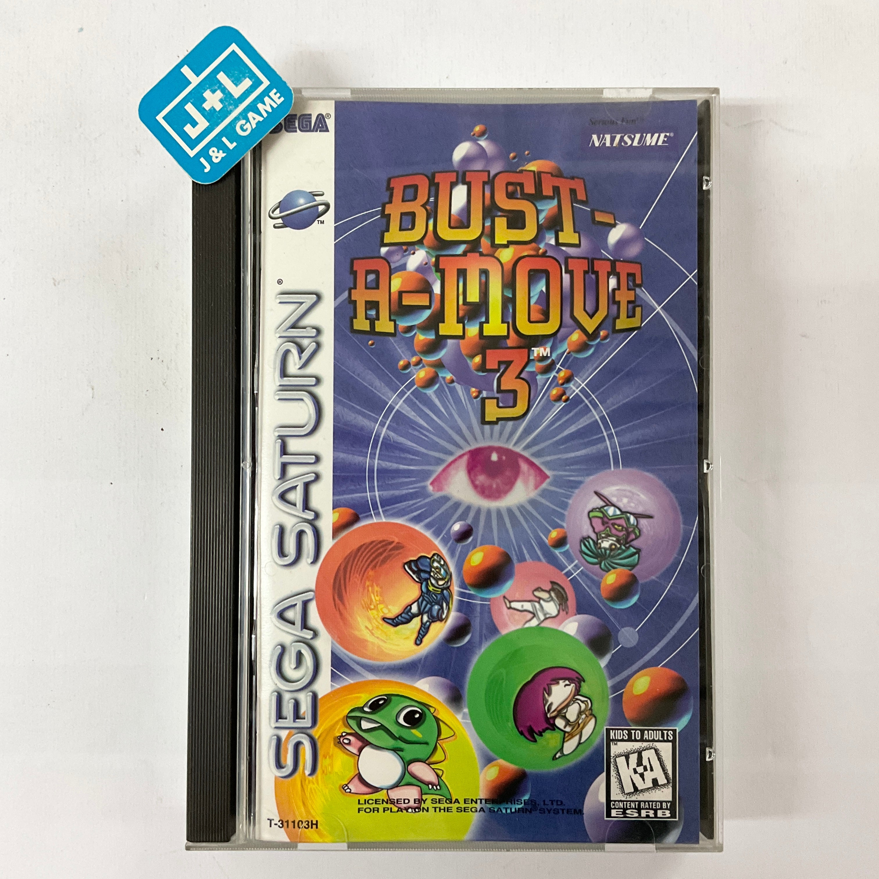 Bust-A-Move 3 - (SS) SEGA Saturn [Pre-Owned] Video Games Natsume   