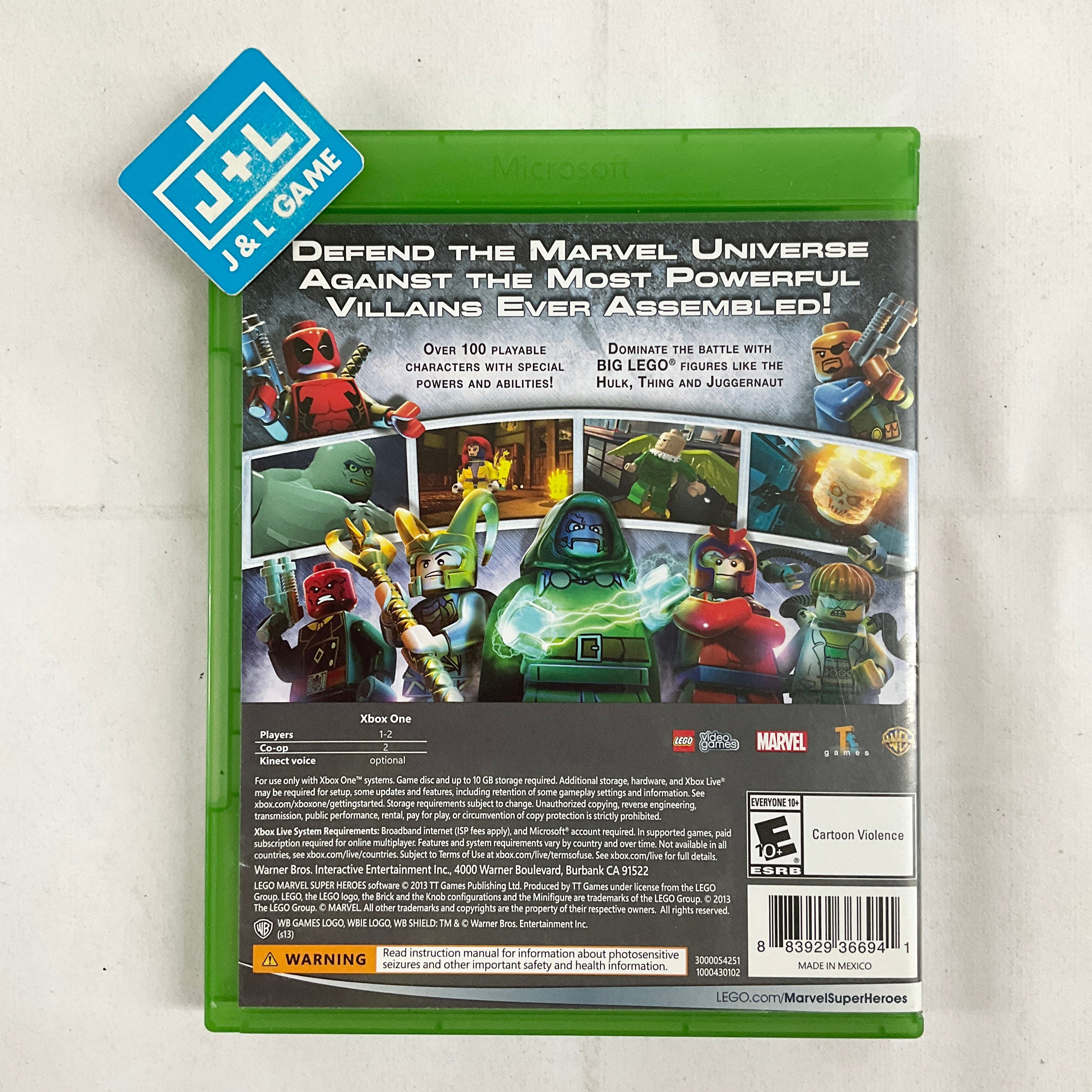 LEGO Marvel Super Heroes - (XB1) Xbox One [Pre-Owned] Video Games Warner Bros. Interactive Entertainment   