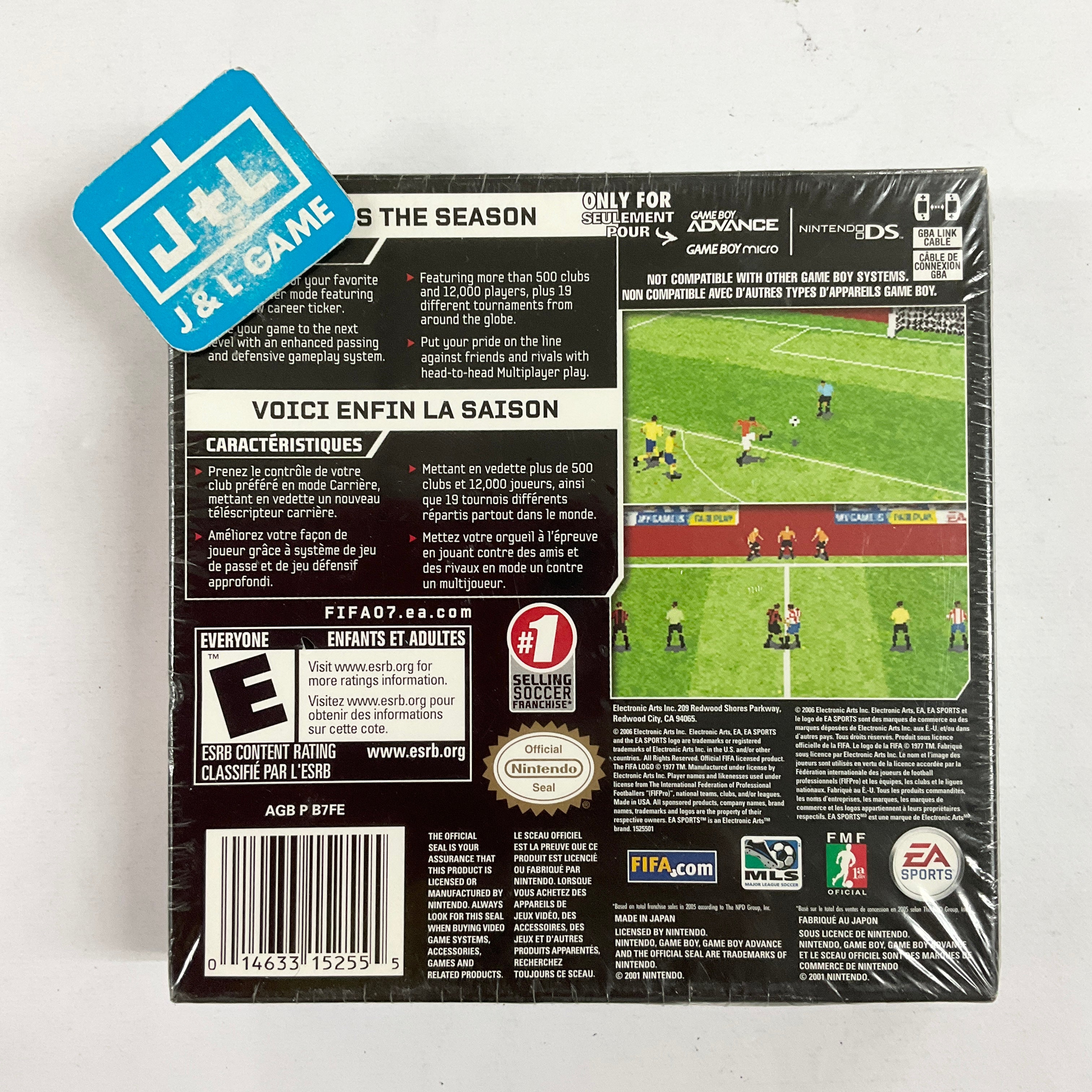 FIFA 07 Soccer - (GBA) Game Boy Advance Video Games EA Sports   