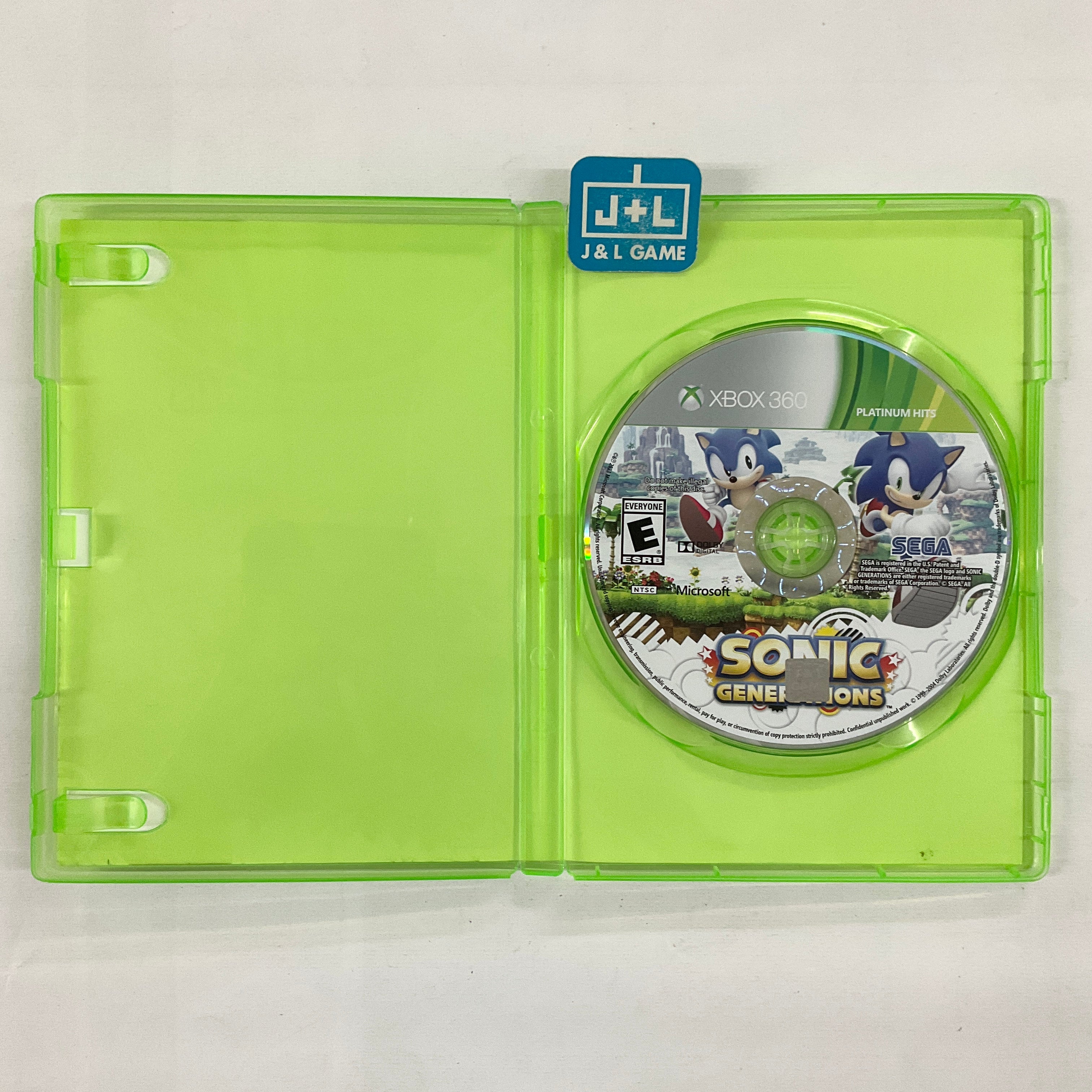 Sonic Generations (Platinum Hits) - Xbox 360 [Pre-Owned] Video Games SEGA   