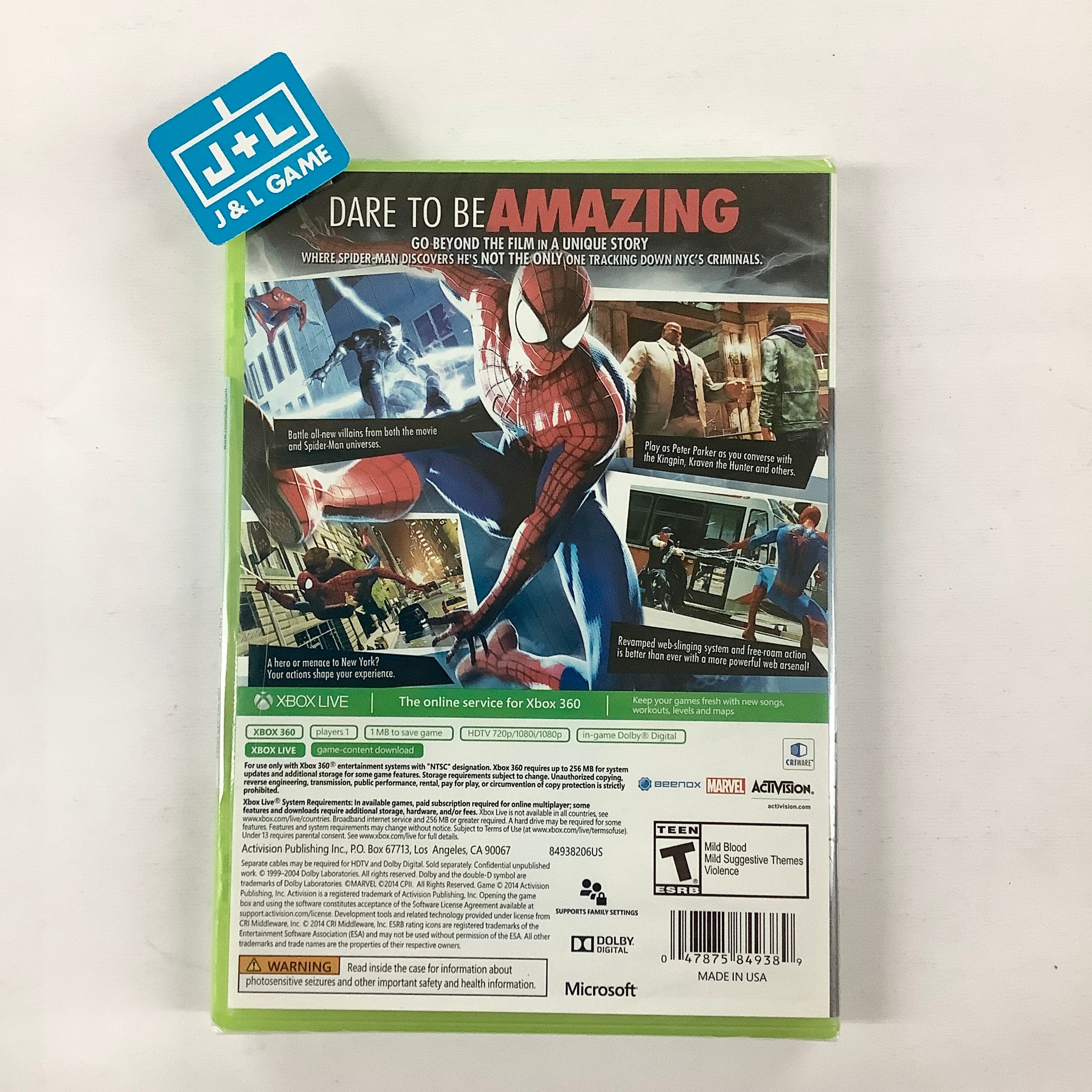 The Amazing Spider-Man 2 - Xbox 360 Video Games ACTIVISION   