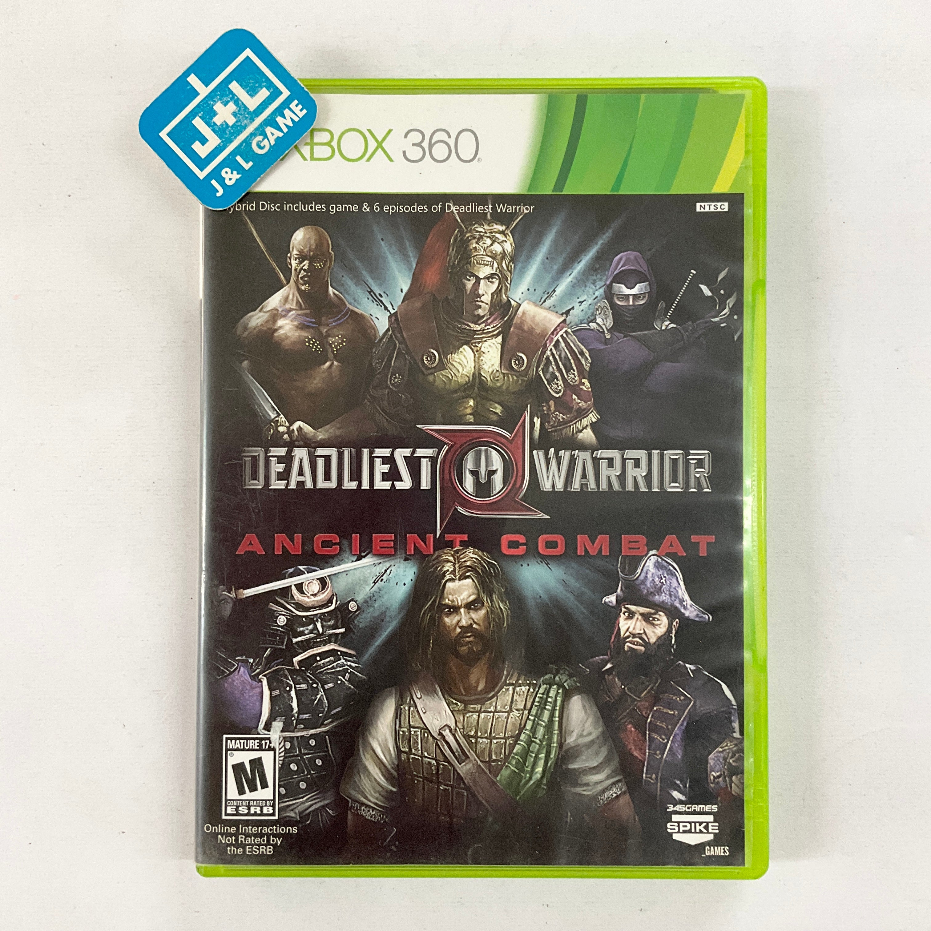 Deadliest Warrior: Ancient Combat - Xbox 360 [Pre-Owned] Video Games 345 Games   