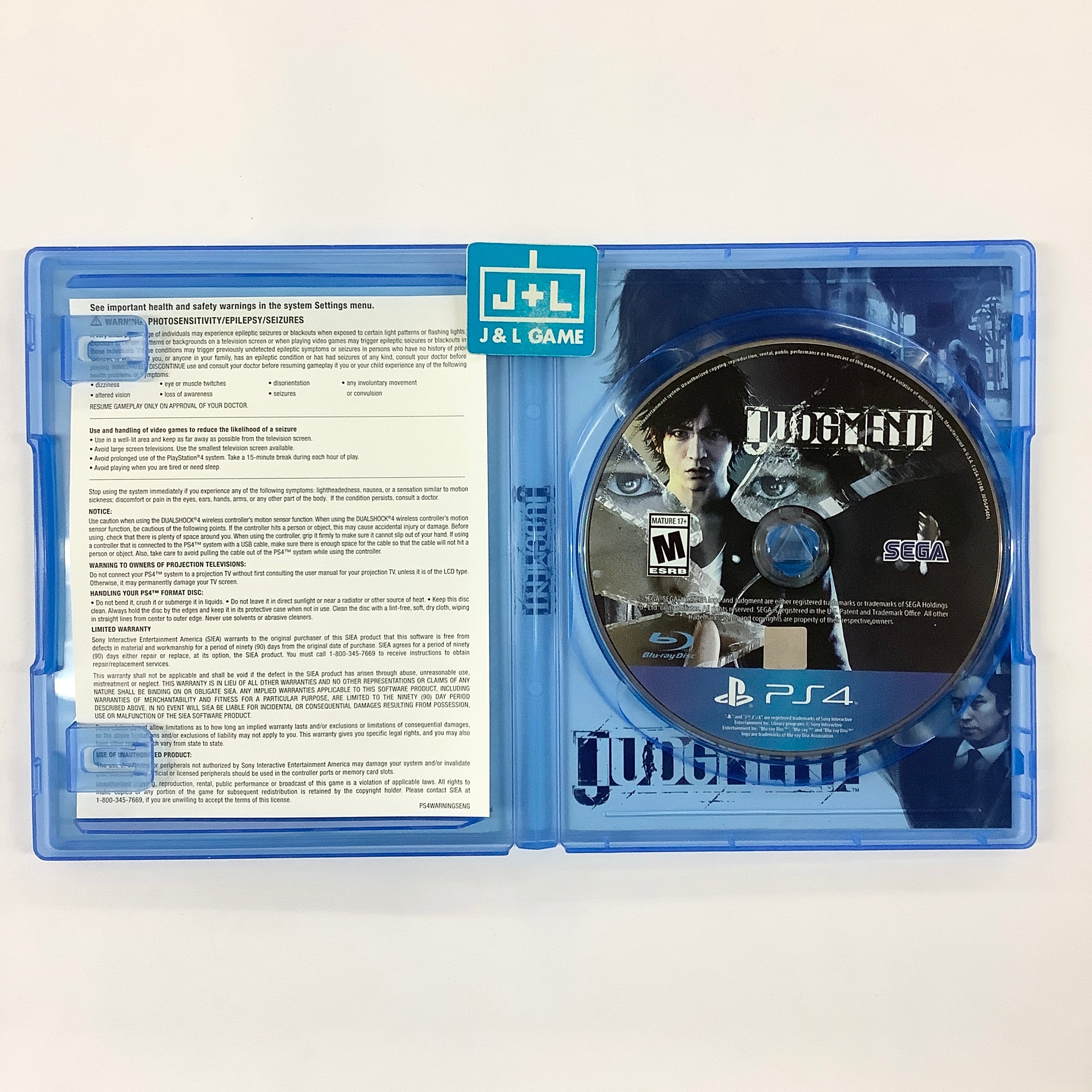 Judgment - (PS4) PlayStation 4 [Pre-Owned] Video Games Sega   