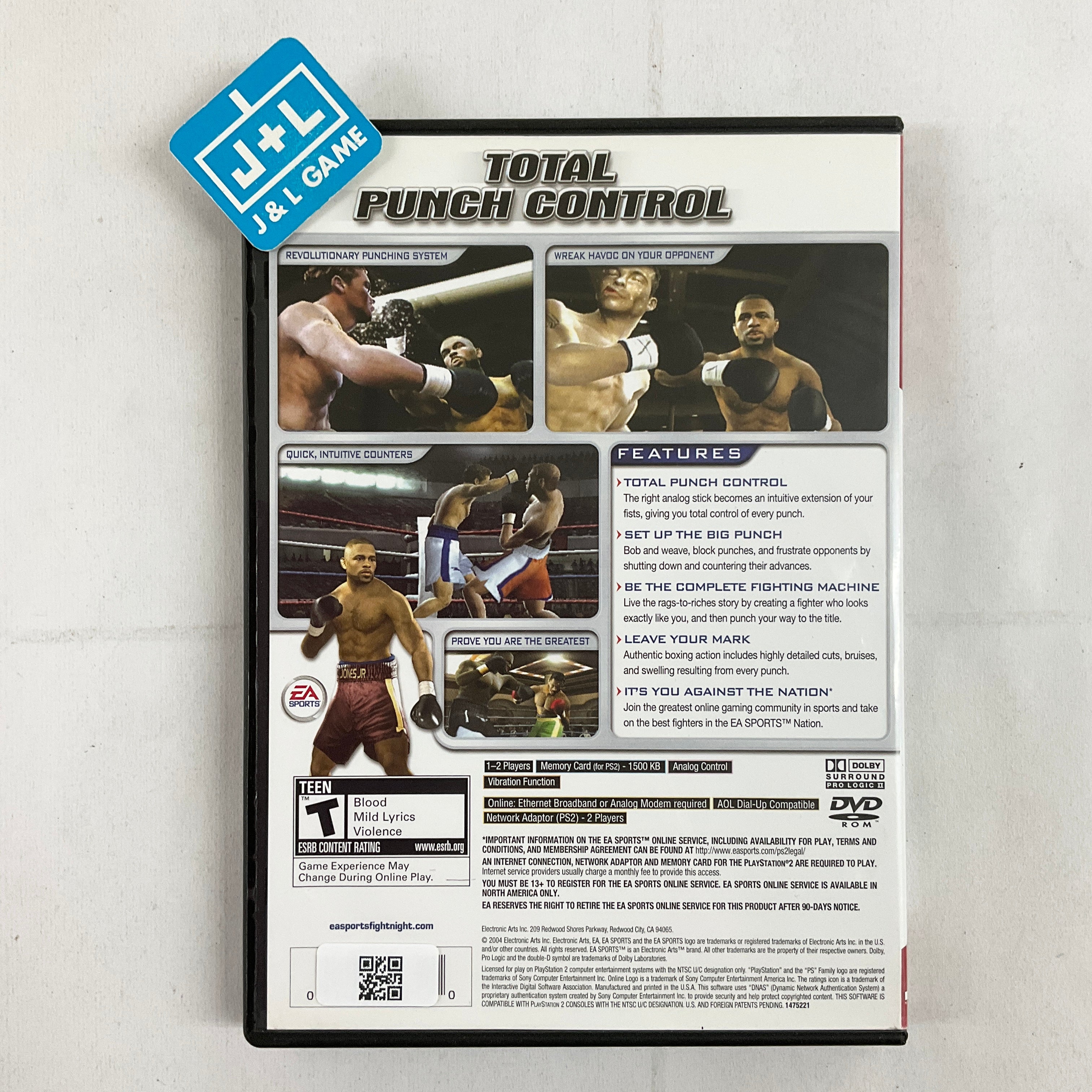 Fight Night 2004 (Greatest Hits) - (PS2) PlayStation 2 [Pre-Owned] Video Games EA Sports   