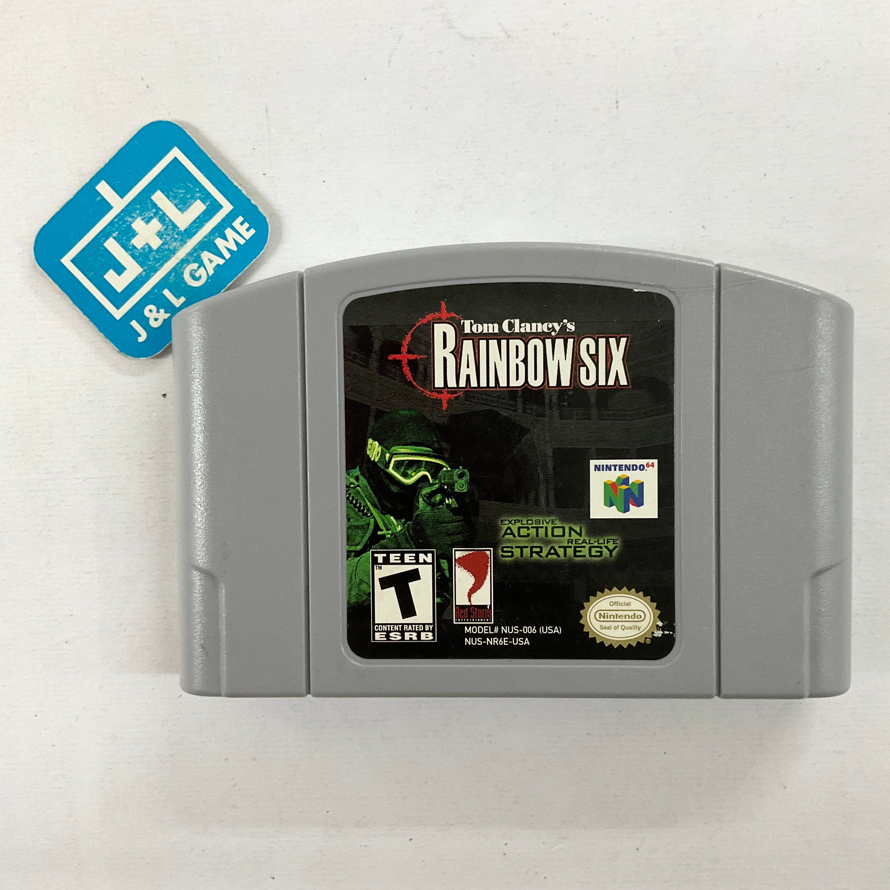 Tom Clancy's Rainbow Six (Gray) - (N64) Nintendo 64 [Pre-Owned] Video Games Red Storm Entertainment   