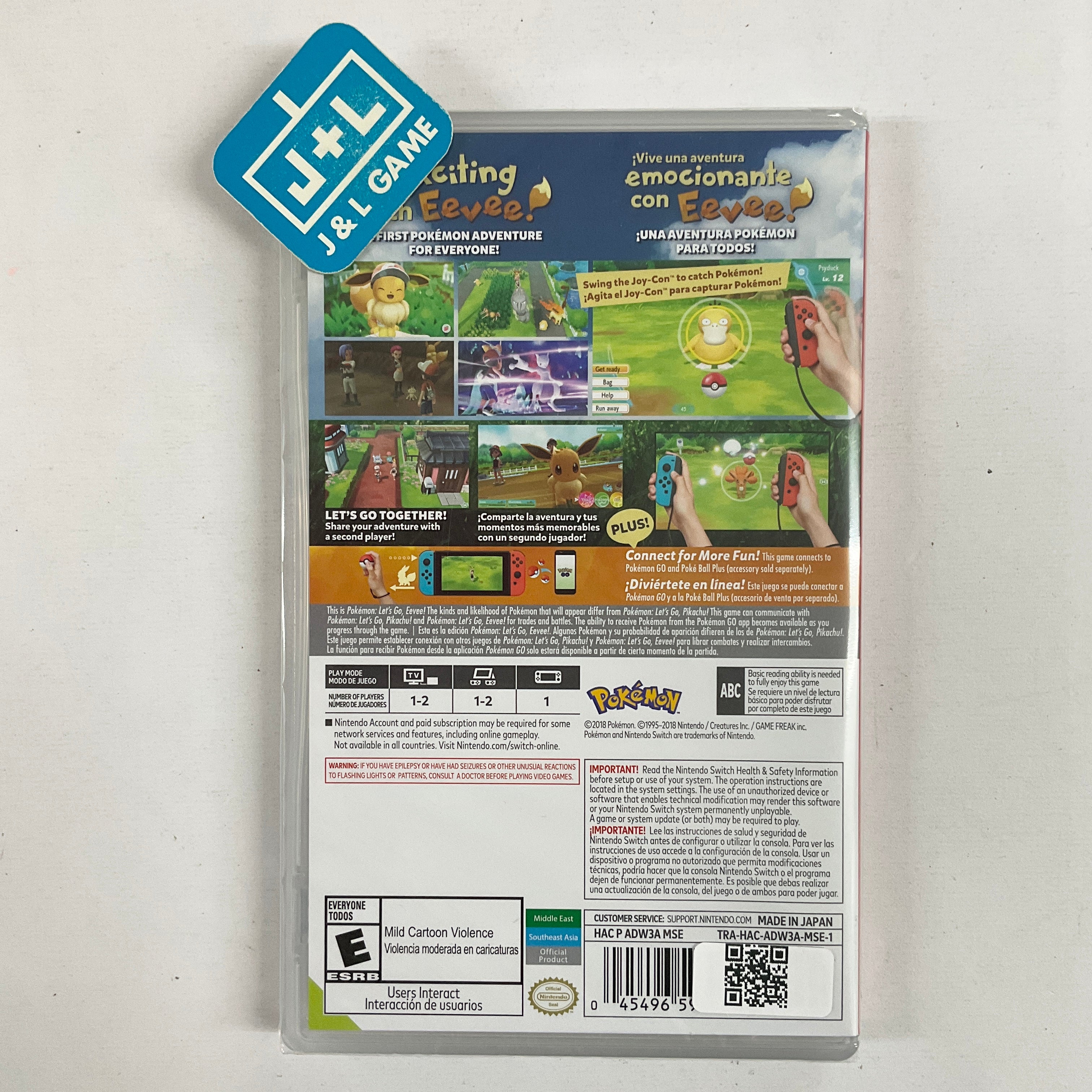 Pokémon: Let's Go, Eevee! (World Edition)  - (NSW) Nintendo Switch Video Games Nintendo   