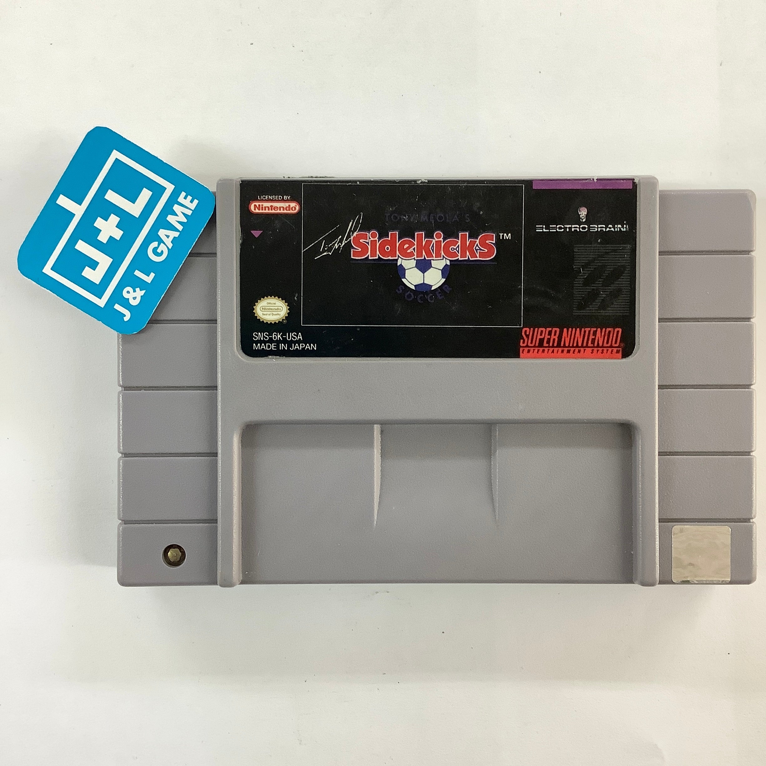 Tony Meola's Sidekicks Soccer - (SNES) Super Nintendo [Pre-Owned] Video Games Electro Brain   