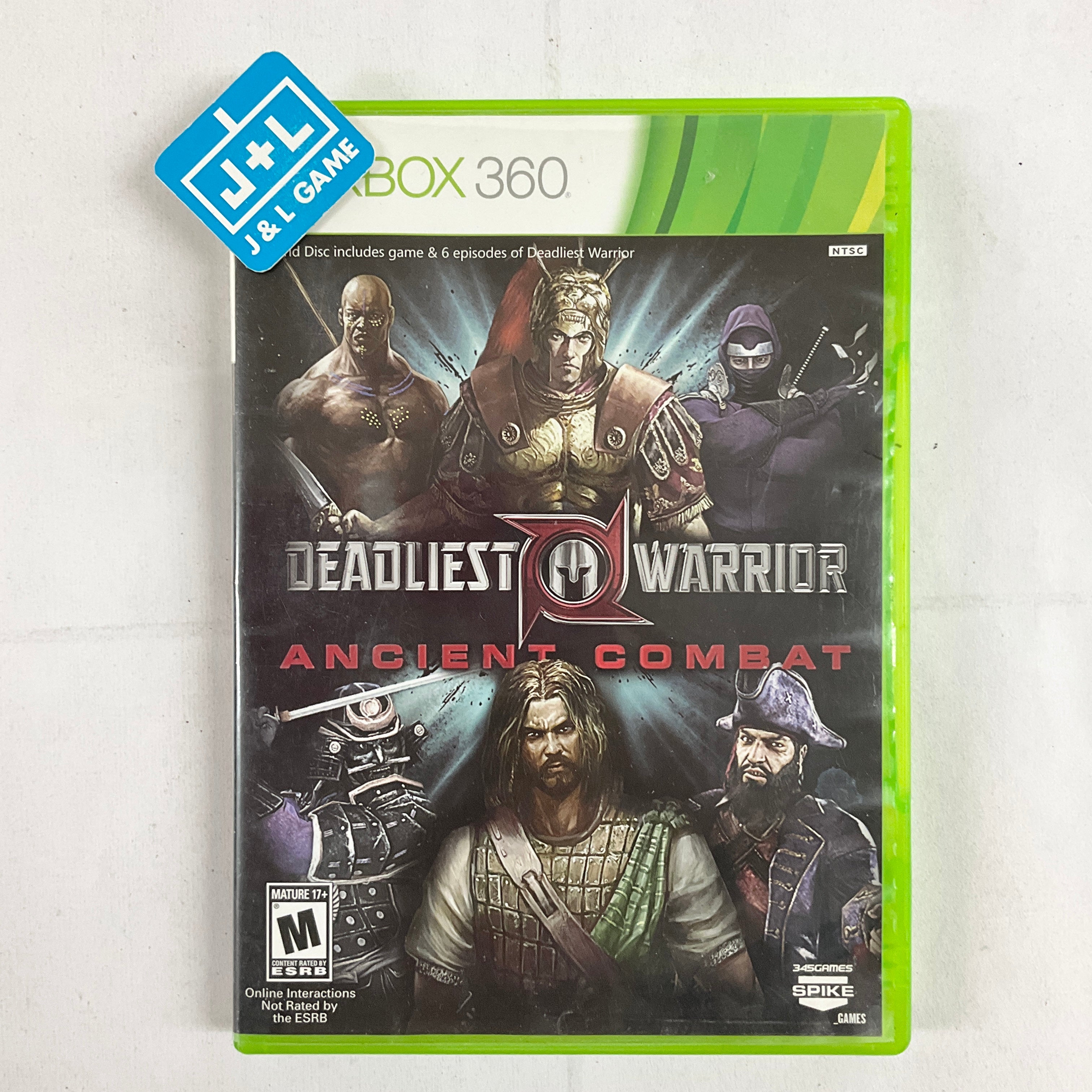 Deadliest Warrior: Ancient Combat - Xbox 360 [Pre-Owned] Video Games 345 Games   