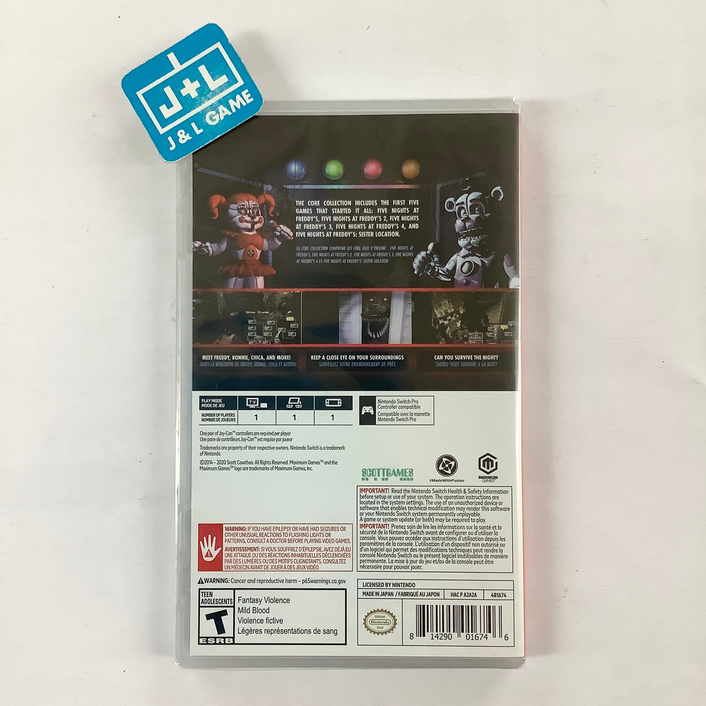 Five Nights at Freddy's: The Core Collection - (NSW) Nintendo Switch Video Games Maximum Games   