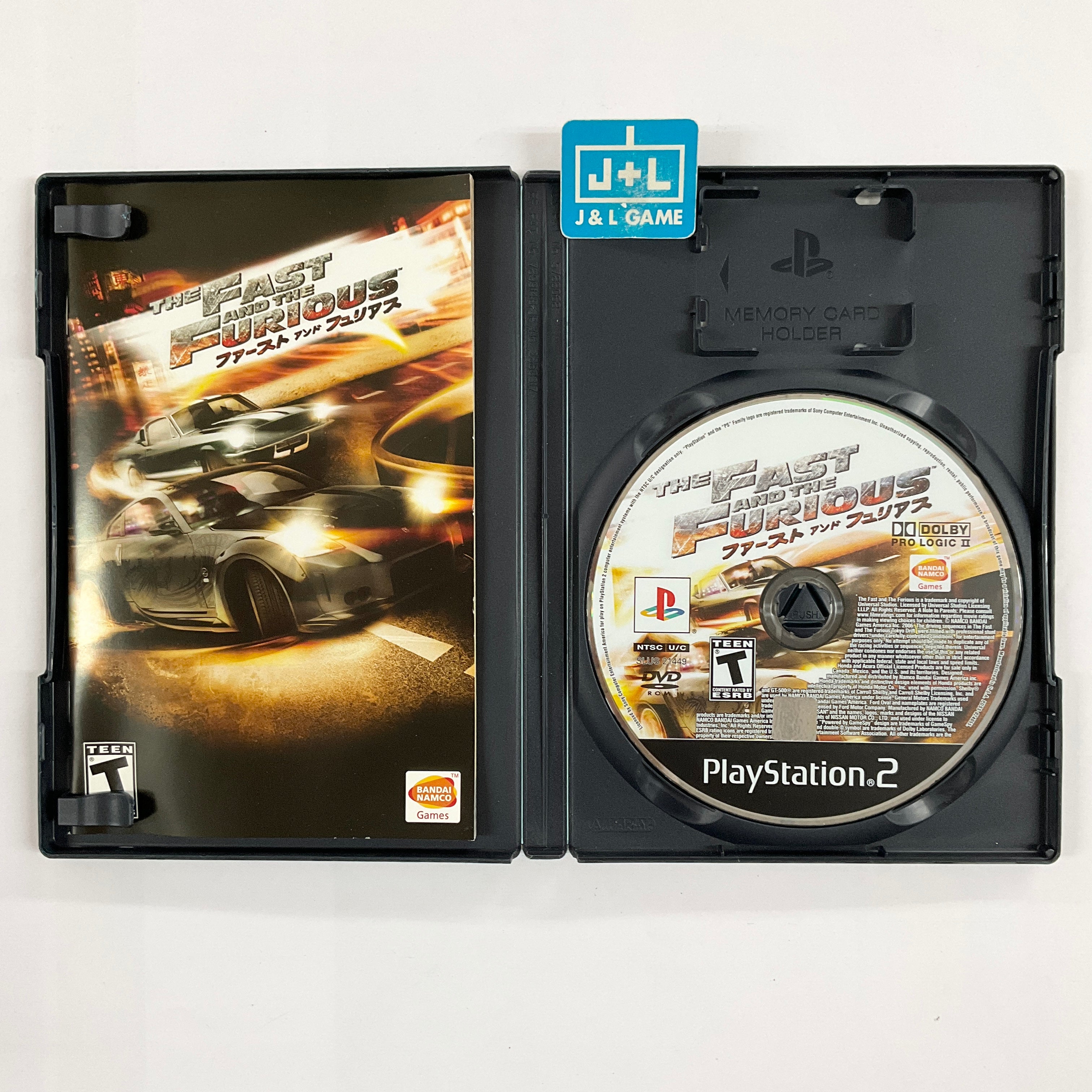 The Fast and the Furious - (PS2) PlayStation 2 [Pre-Owned] Video Games Namco Bandai Games   