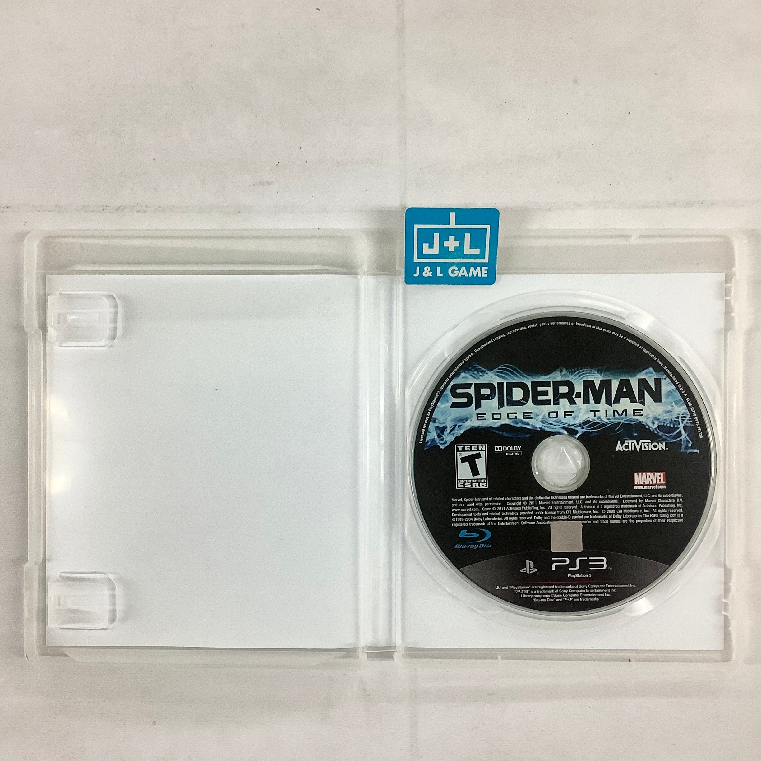 Spider-Man: Edge of Time - (PS3) PlayStation 3 [Pre-Owned] Video Games Activision   