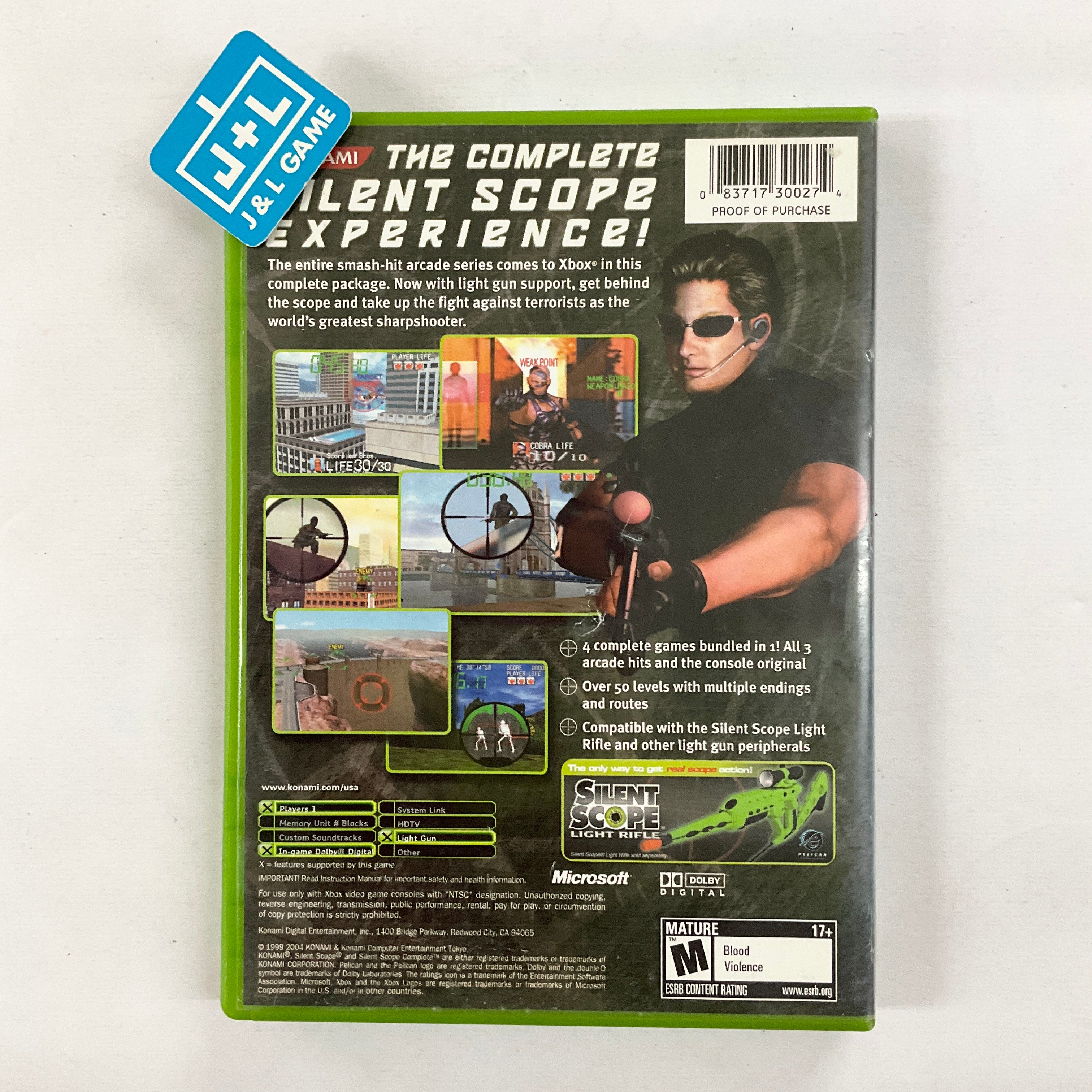 Silent Scope Complete - (XB) Xbox [Pre-Owned] Video Games Konami   