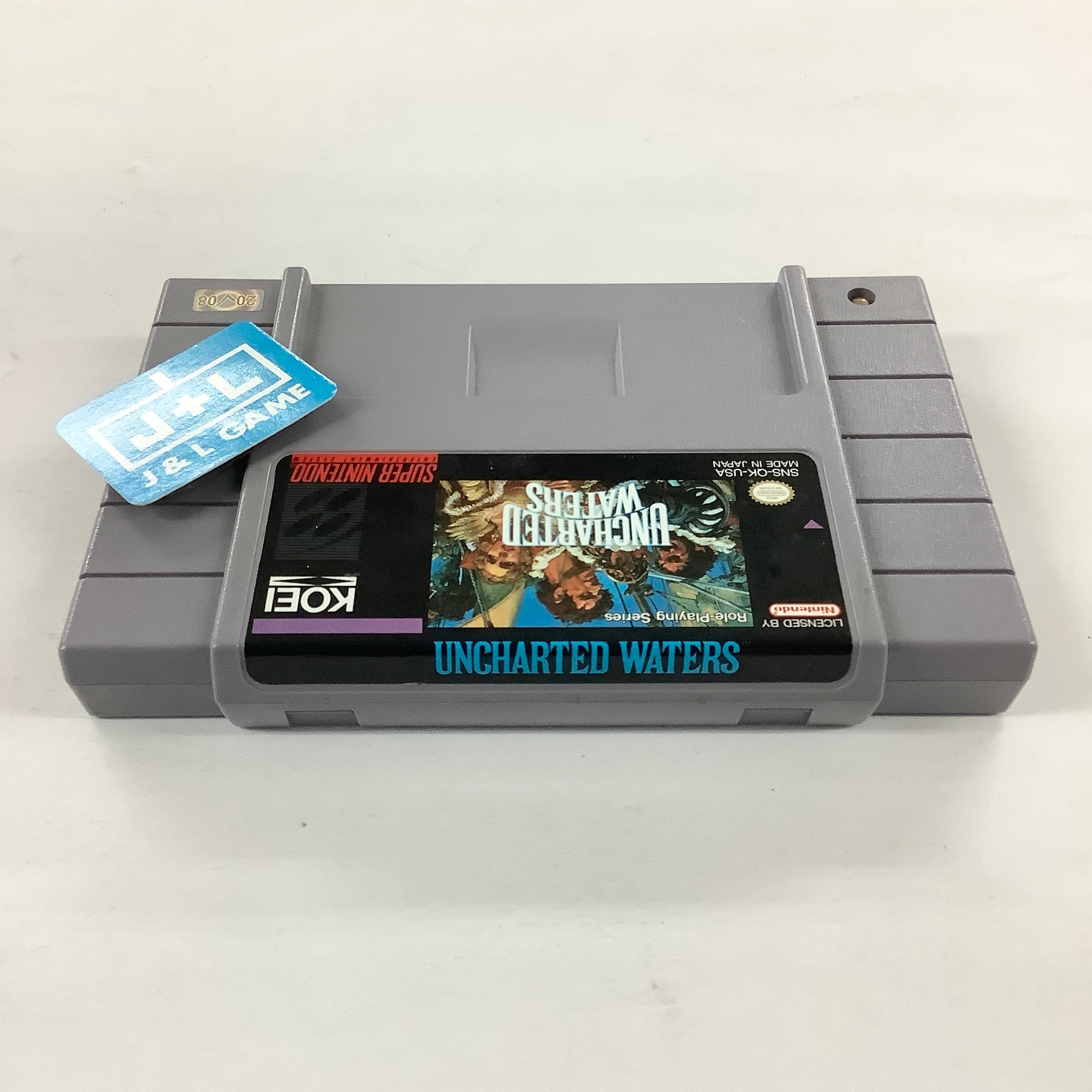 Uncharted Waters - (SNES) Super Nintendo [Pre-Owned] Video Games Koei   