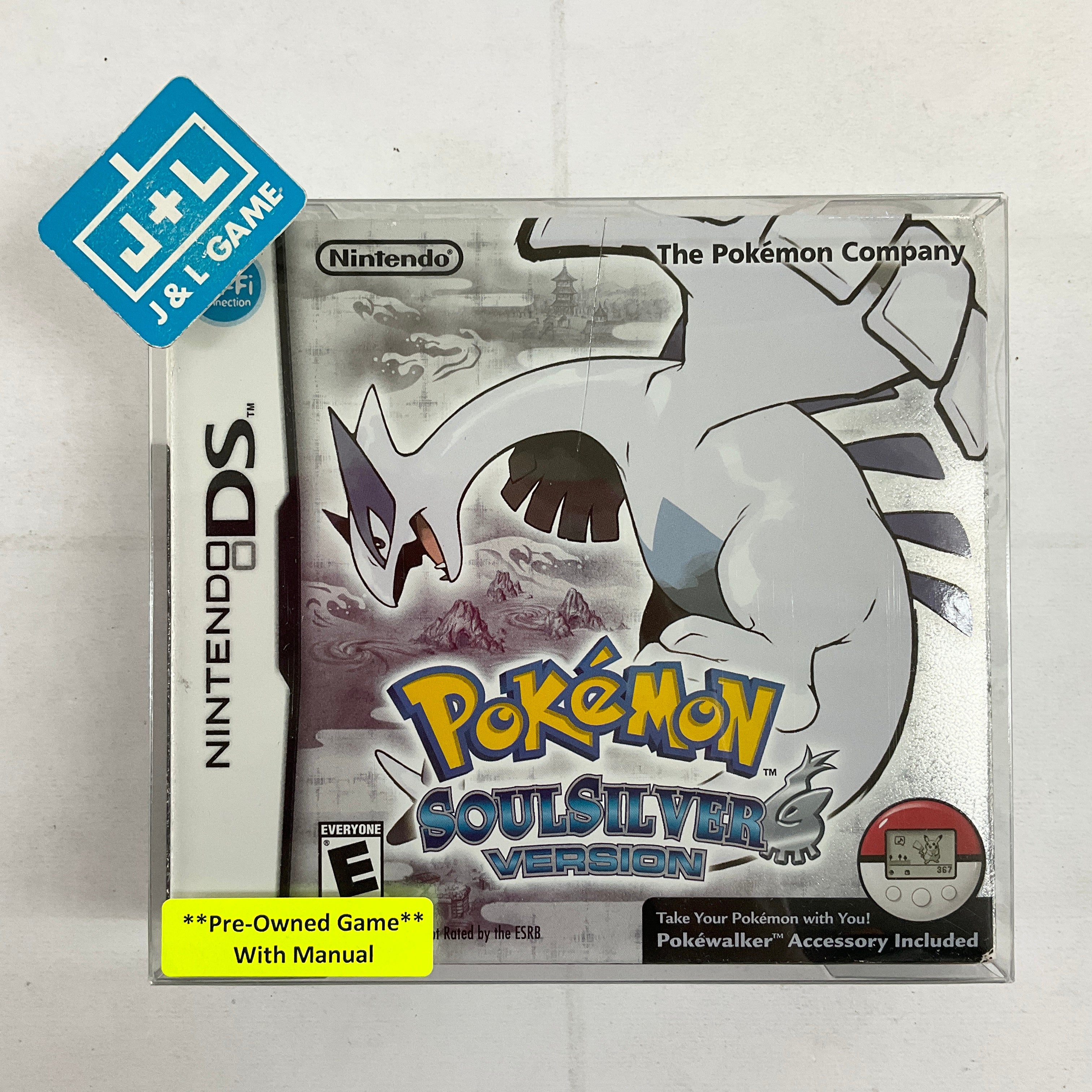 Pokemon SoulSilver Version (W/ Pokewalker)- (NDS) Nintendo DS [Pre-Owned] Video Games Nintendo   