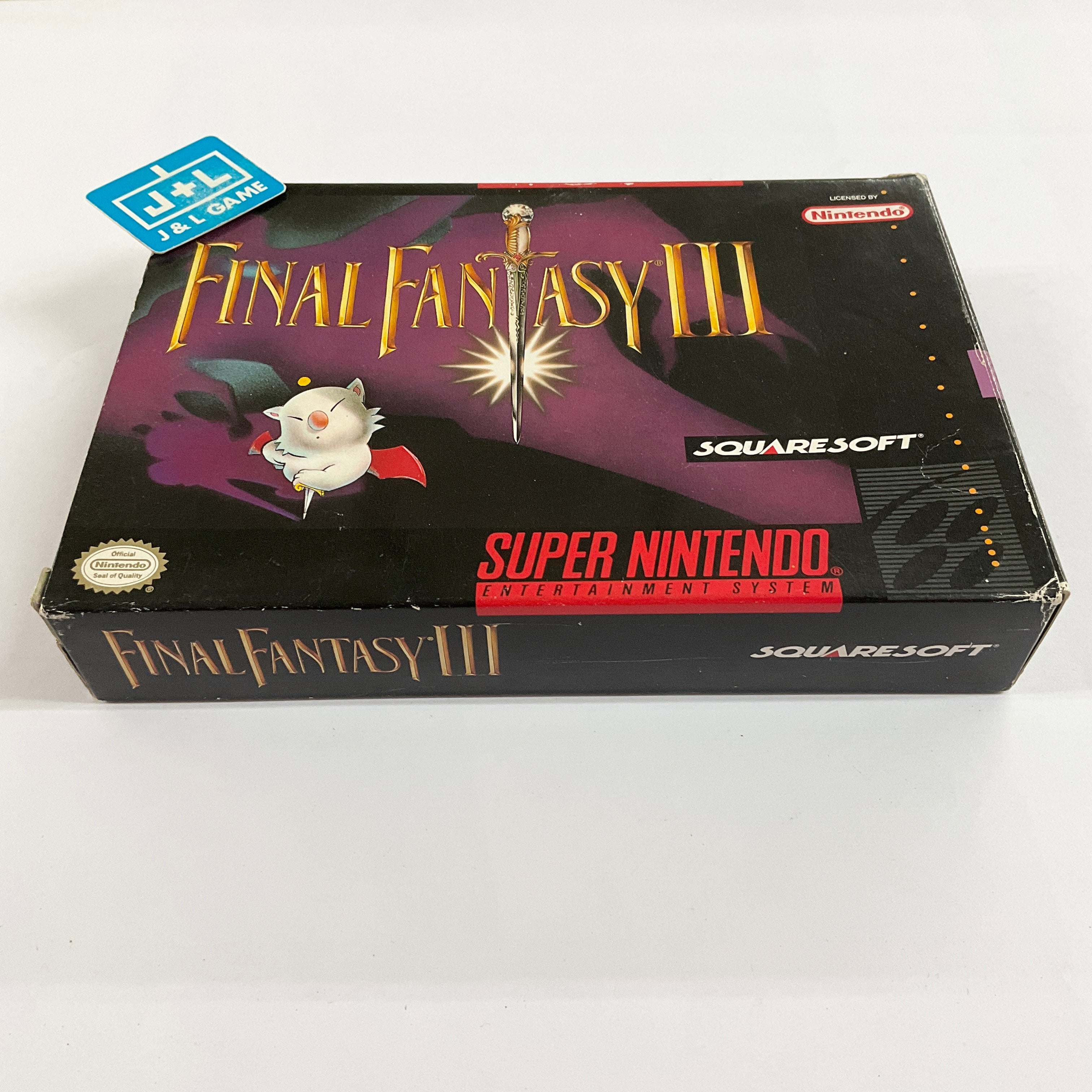 Final Fantasy III - (SNES) Super Nintendo [Pre-Owned] Video Games SquareSoft   