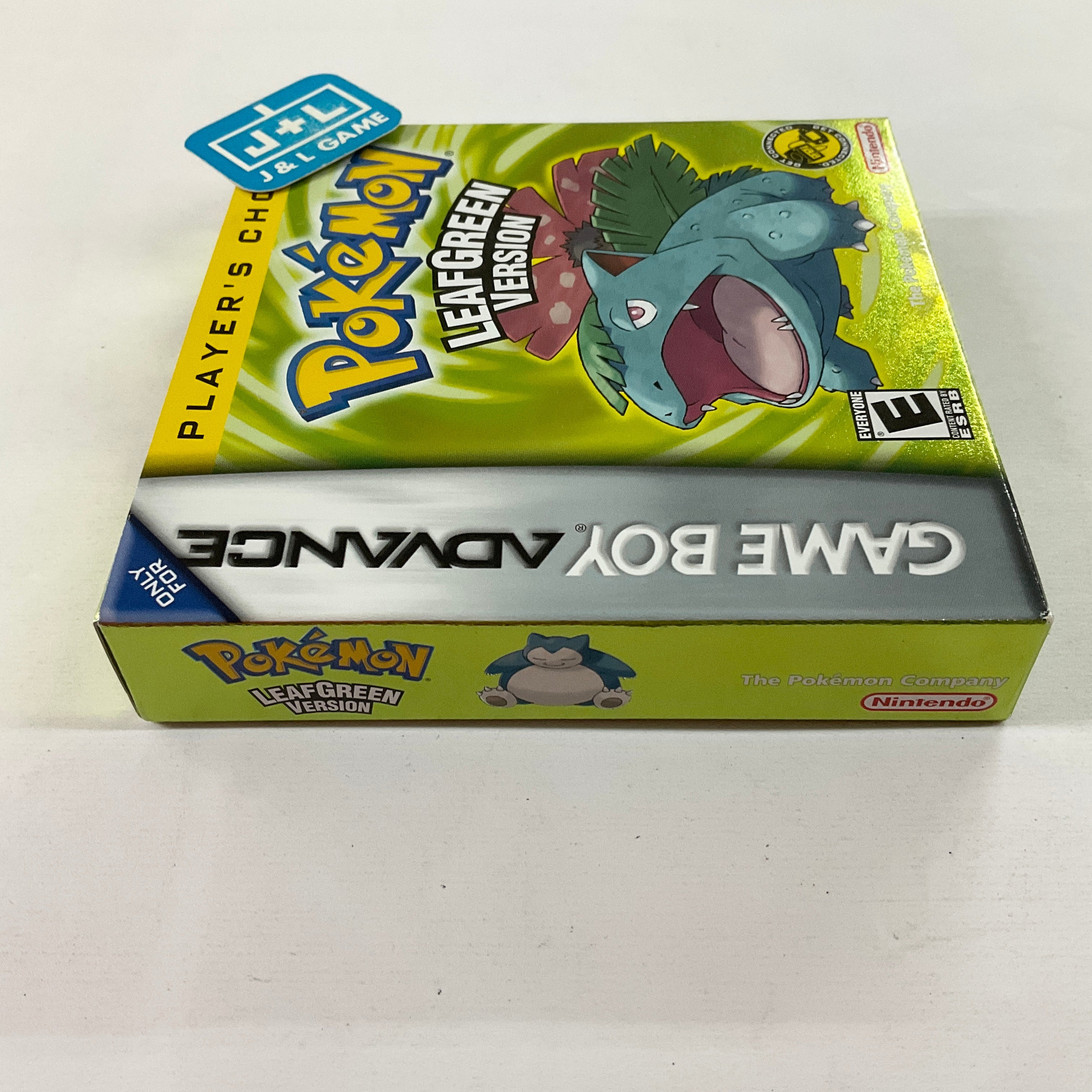 Pokemon LeafGreen Version (Player's Choice) - (GBA) Game Boy Advance [Pre-Owned] Video Games Nintendo   