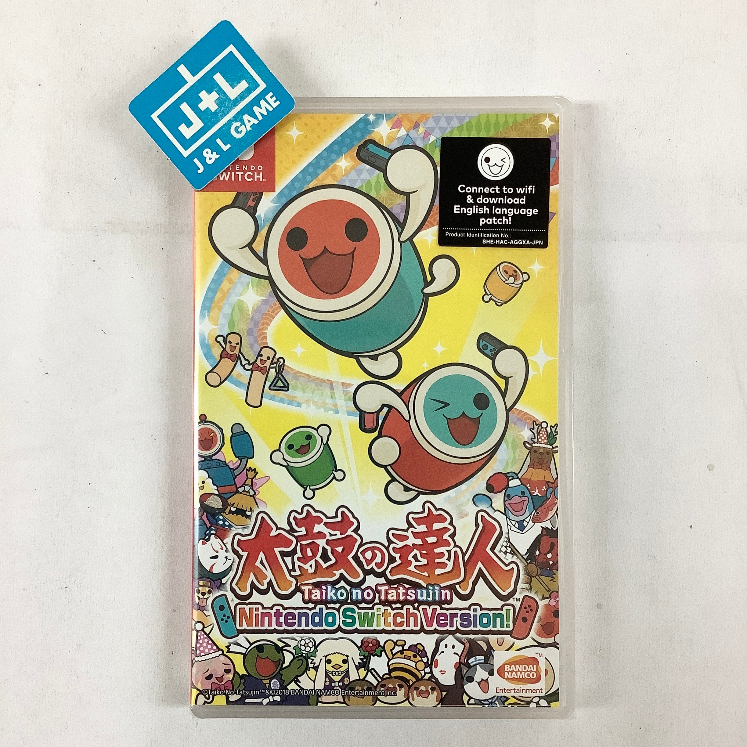 Taiko no Tatsujin: Drum 'n' Fun! (English Sub) - (NSW) Nintendo Switch (Asia Import) Video Games Bandai Namco Games   