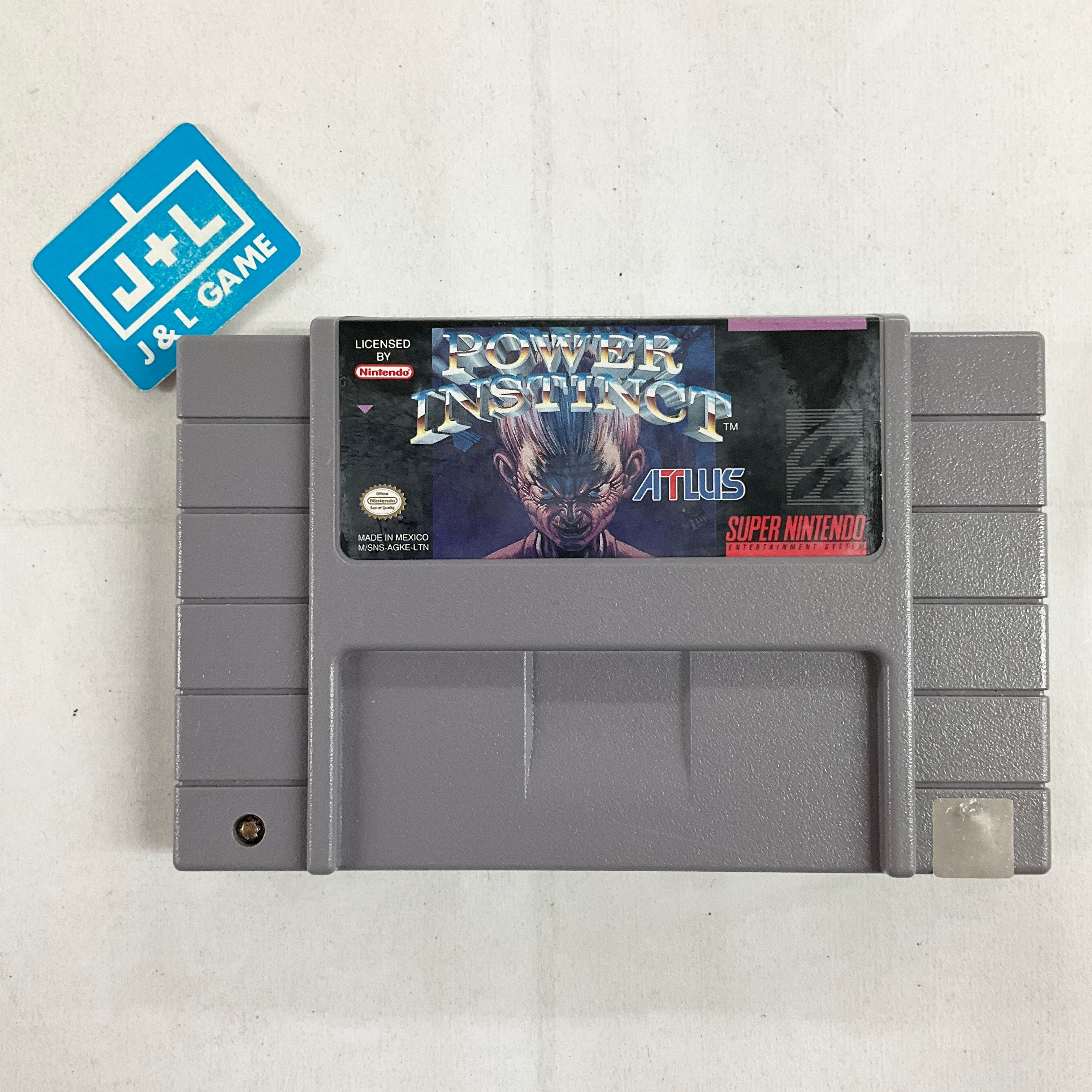 Power Instinct (LTN) - (SNES) Super Nintendo [Pre-Owned] Video Games Atlus   