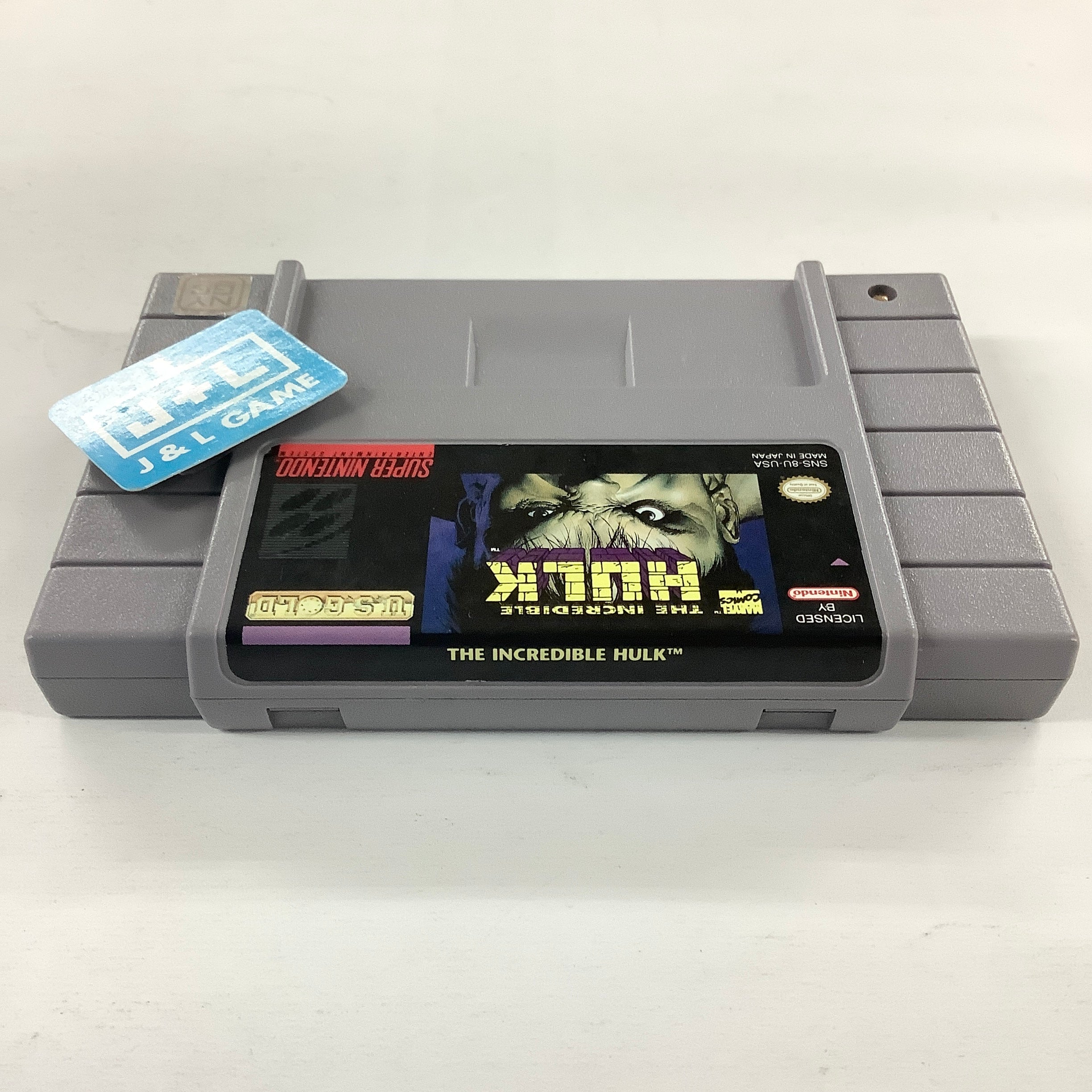 The Incredible Hulk - (SNES) Super Nintendo [Pre-Owned] Video Games U.S. Gold   