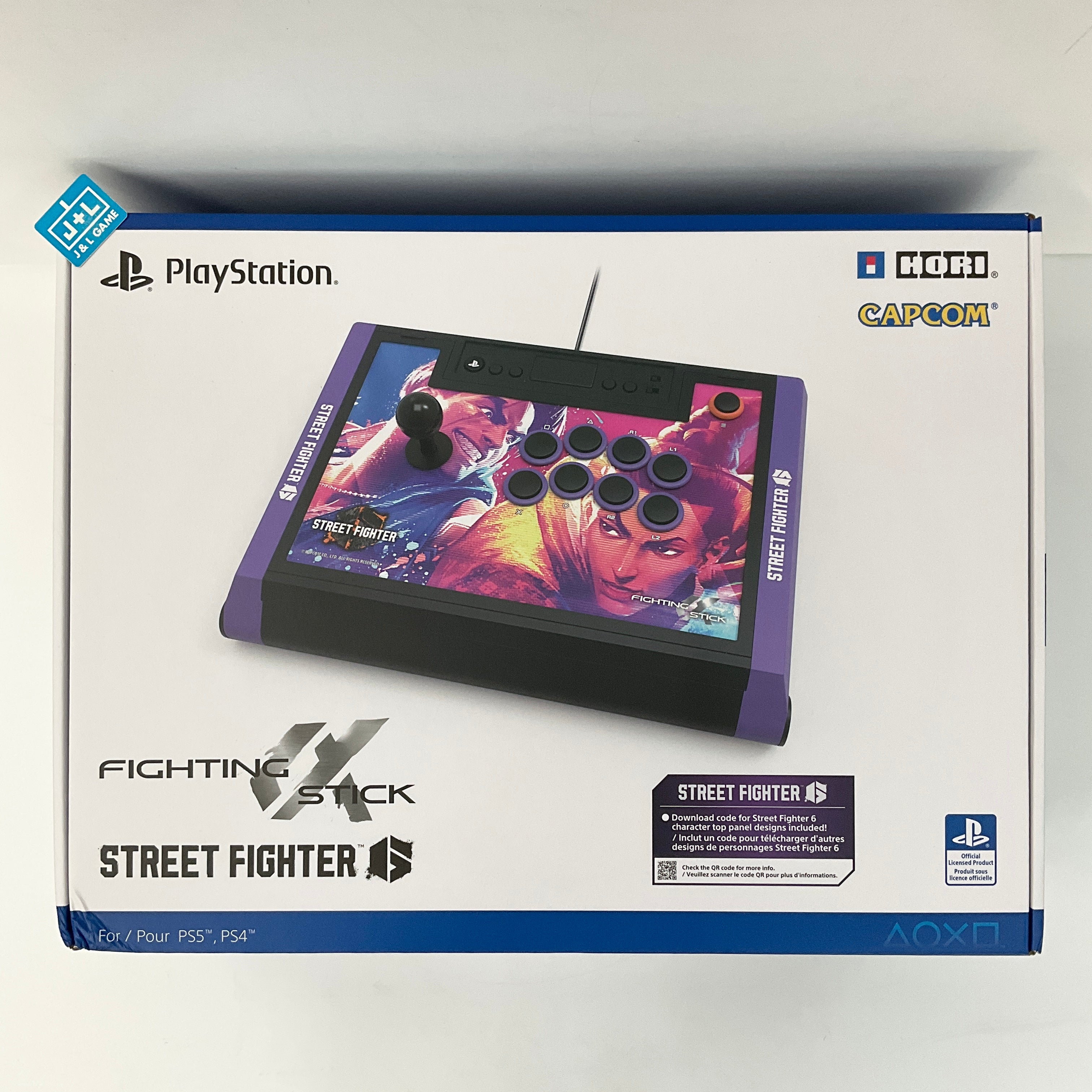 HORI PlayStation 5 Fighting Stick Alpha (Street Fighter 6 Edition) - (PS5) PlayStation 5 Accessories HORI   