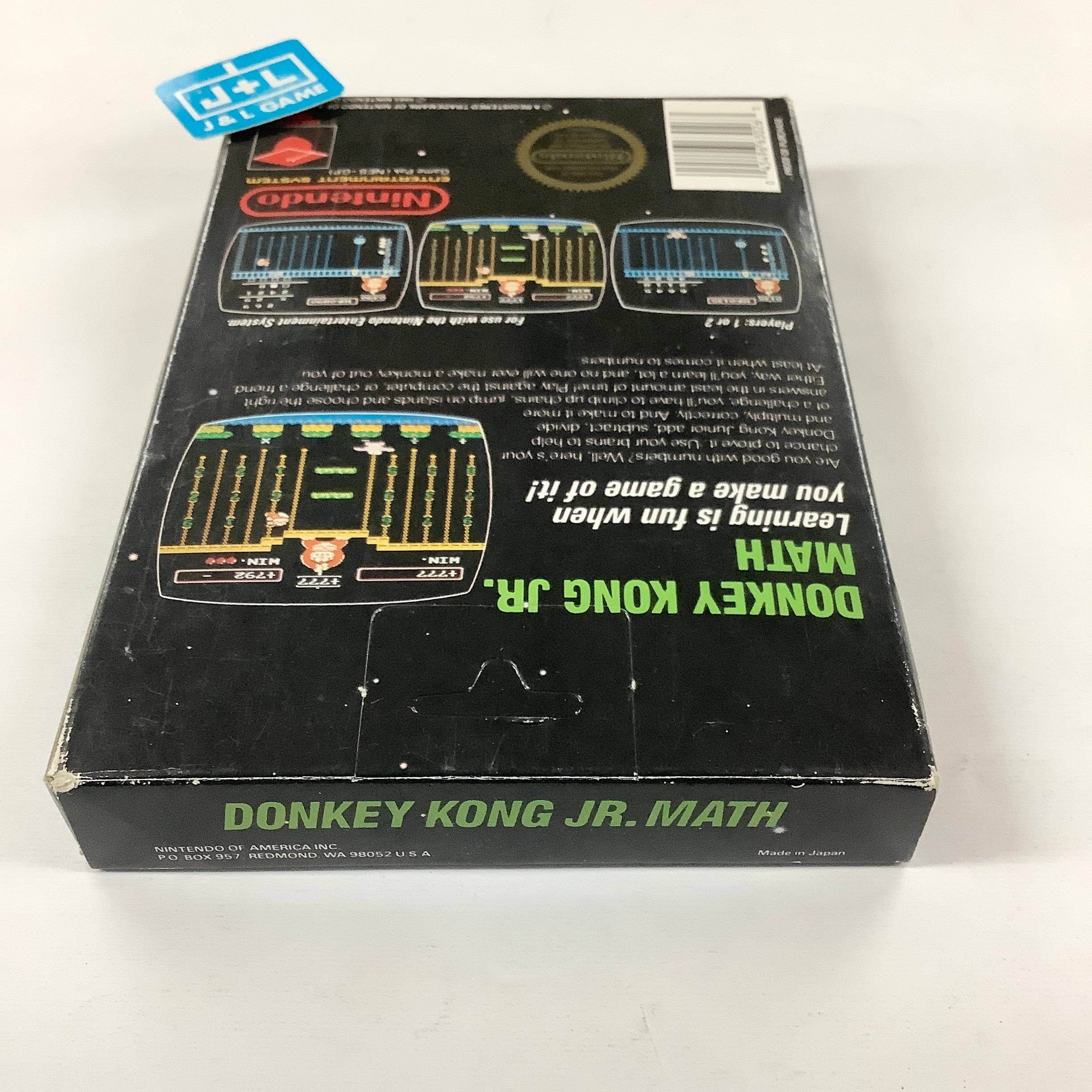 Donkey Kong Jr. Math - (NES) Nintendo Entertainment System [Pre-Owned] Video Games Nintendo   