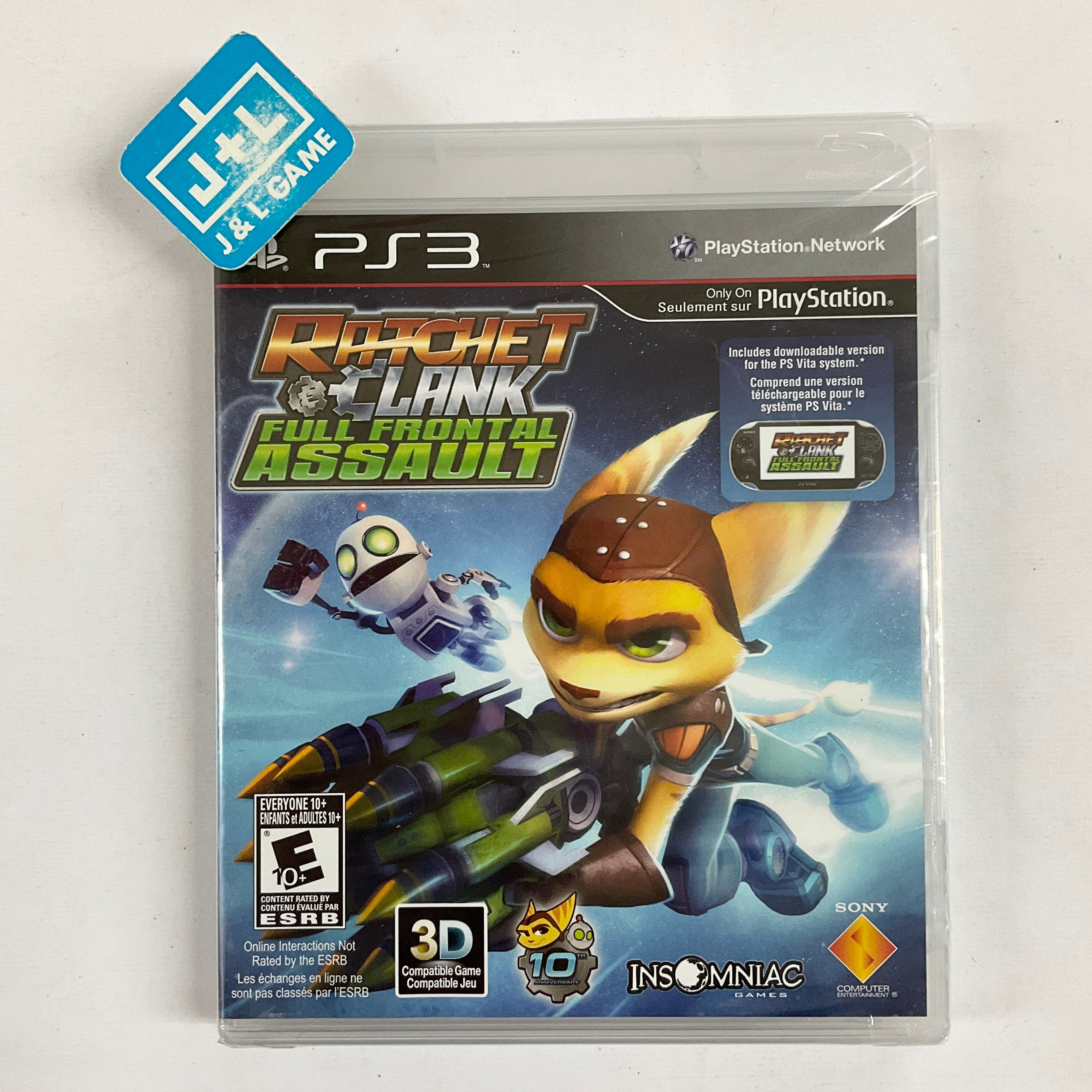 Ratchet & Clank: Full Frontal Assault - (PS3) PlayStation 3 Video Games SCEA   