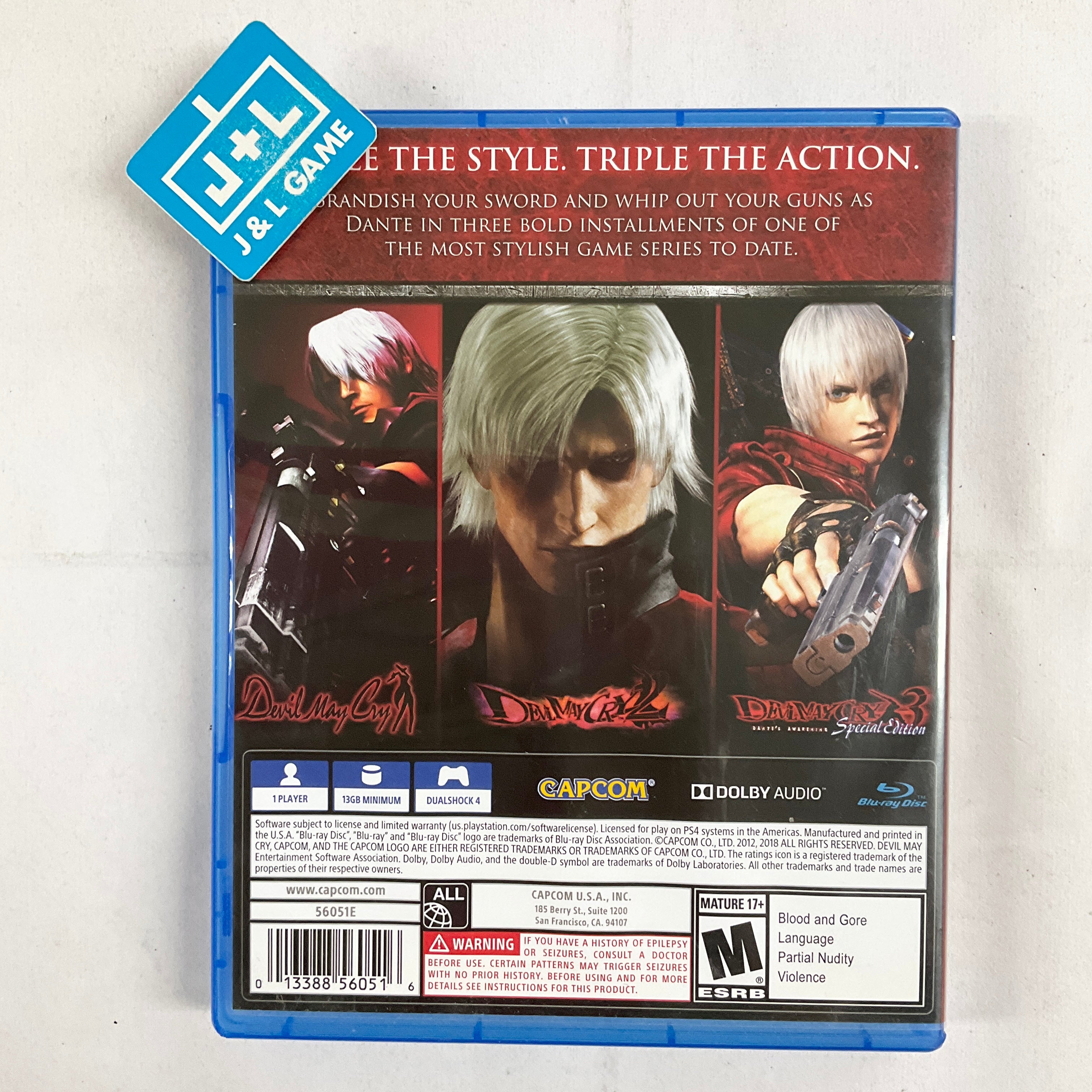 Devil May Cry HD Collection - (PS4) PlayStation 4 [Pre-Owned] Video Games Capcom   