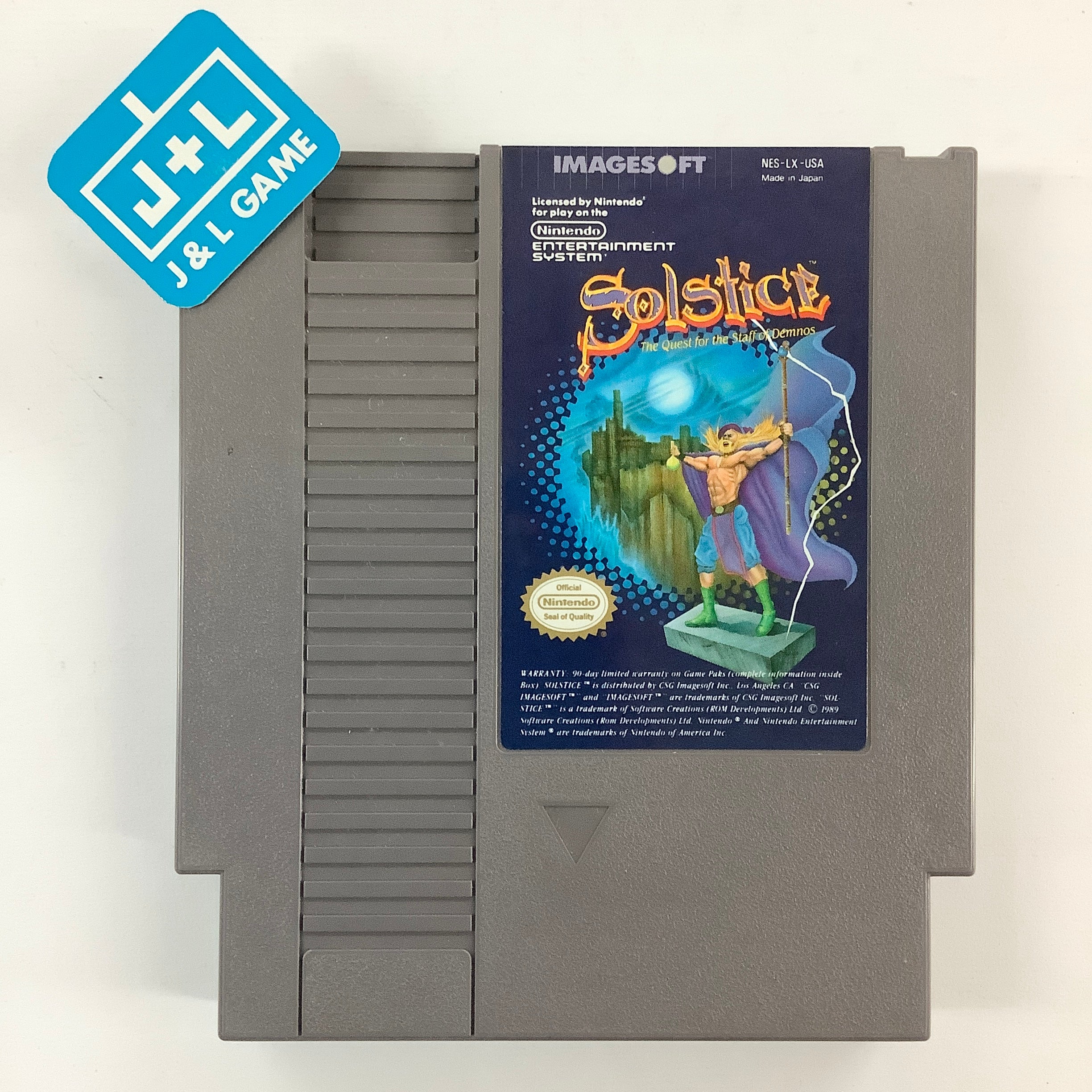 Solstice: The Quest for the Staff of Demnos - (NES) Nintendo Entertainment System [Pre-Owned] Video Games Sony Imagesoft   