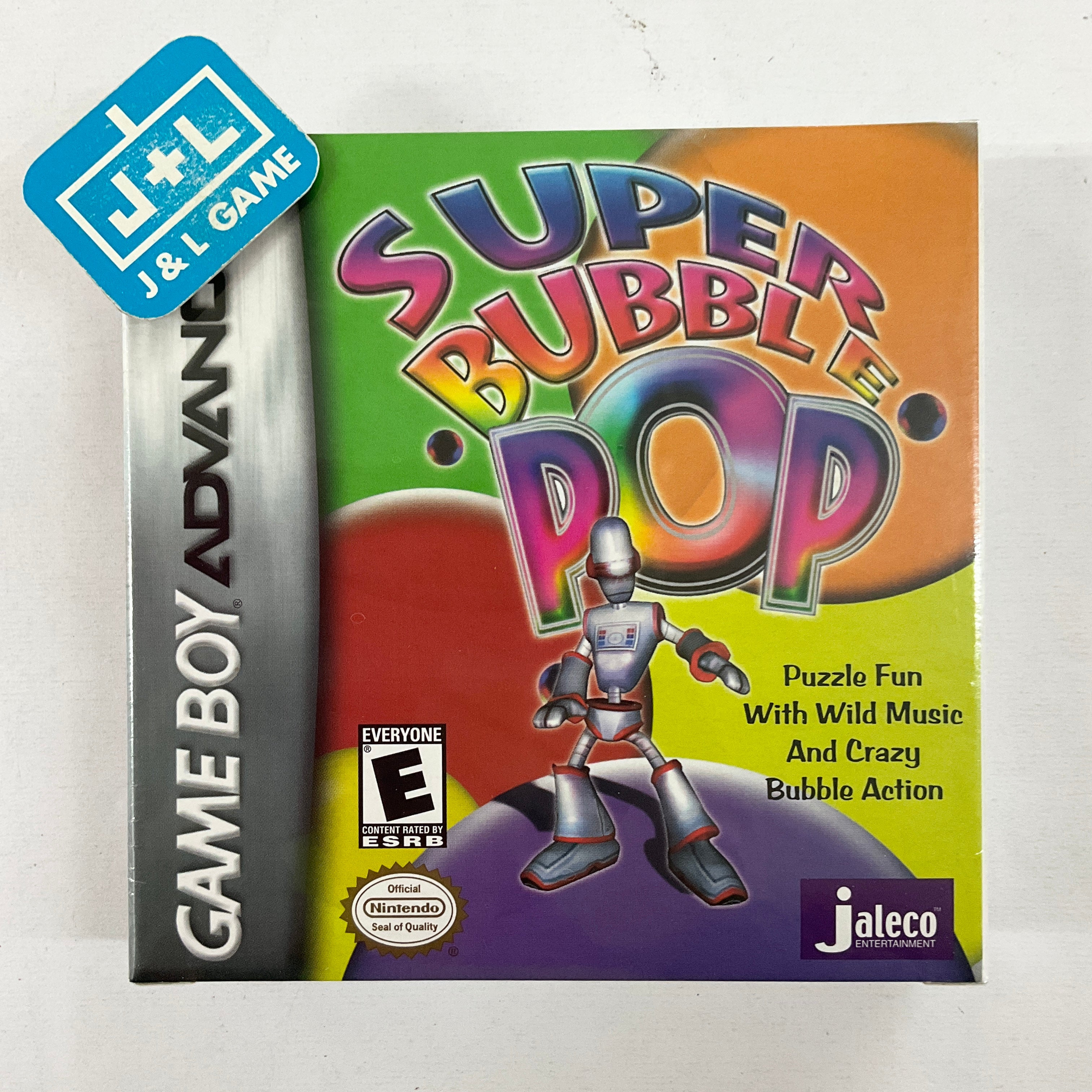 Super Bubble Pop - (GBA) Game Boy Advance Video Games Jaleco Entertainment   