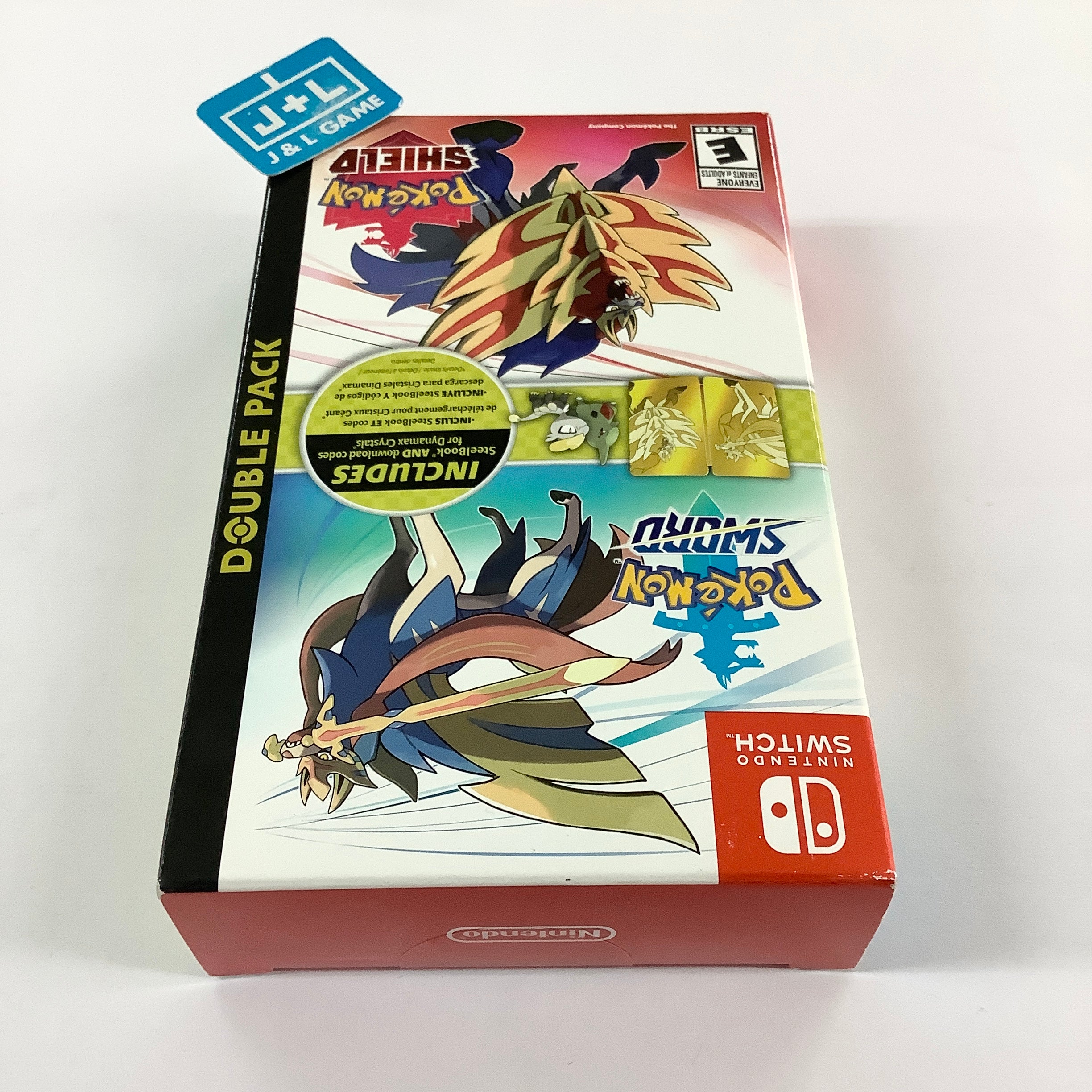 Pokemon Sword and Shield Double Pack (Steelbook Edition) - (NSW) Nintendo Switch Video Games Nintendo   