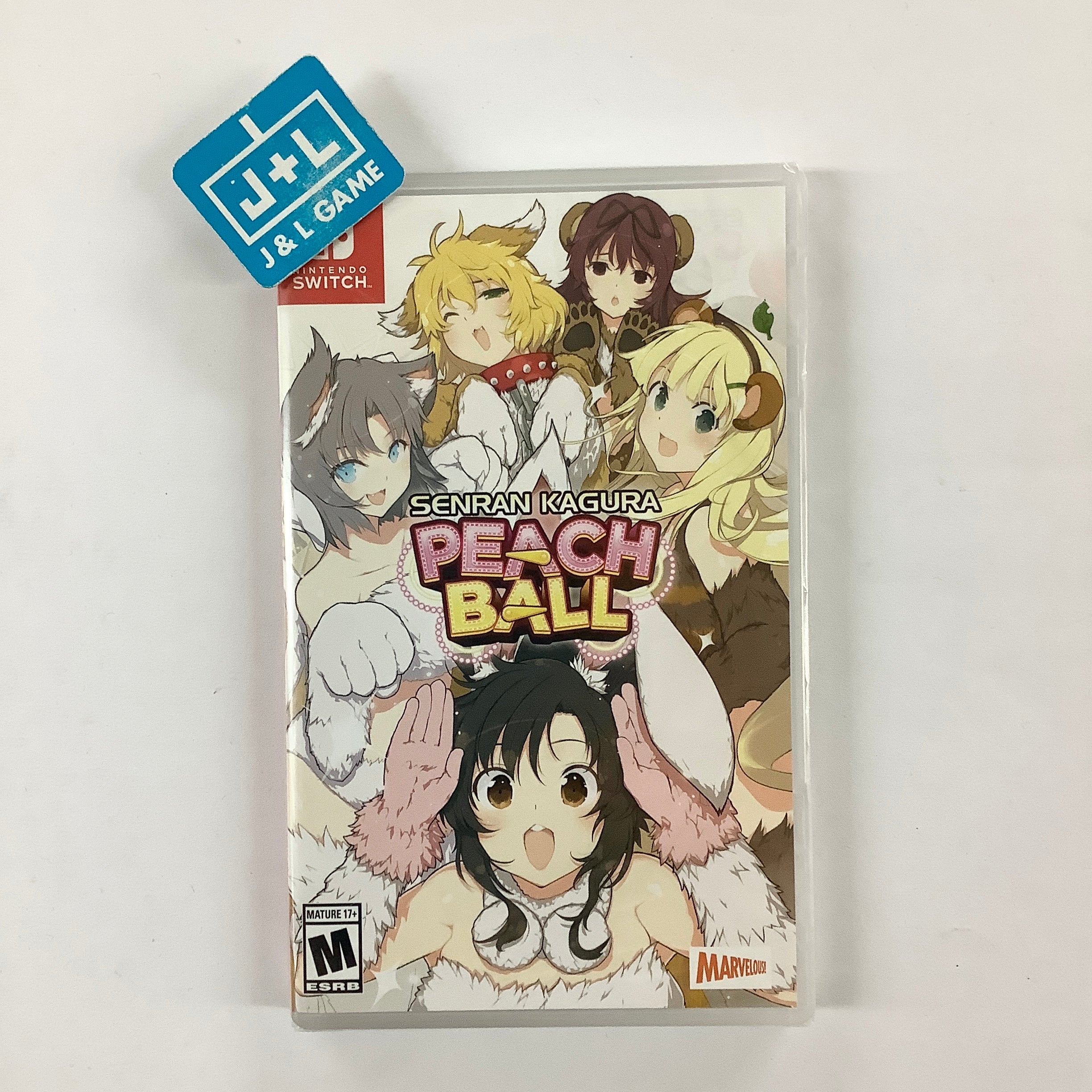 Senran Kagura Peach Ball - (NSW) Nintendo Switch Video Games XSEED Games   