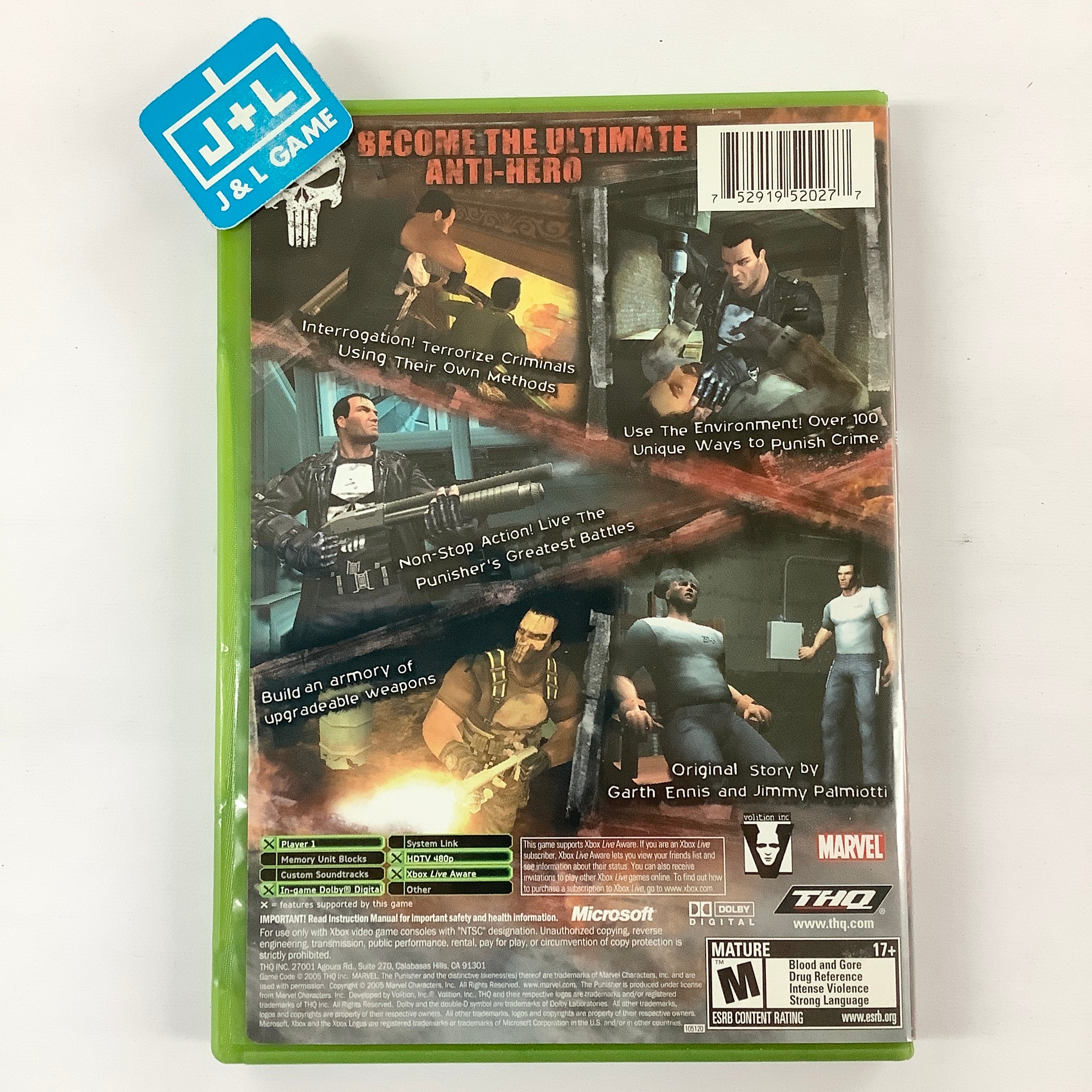 The Punisher - (XB) Xbox [Pre-Owned] Video Games THQ   