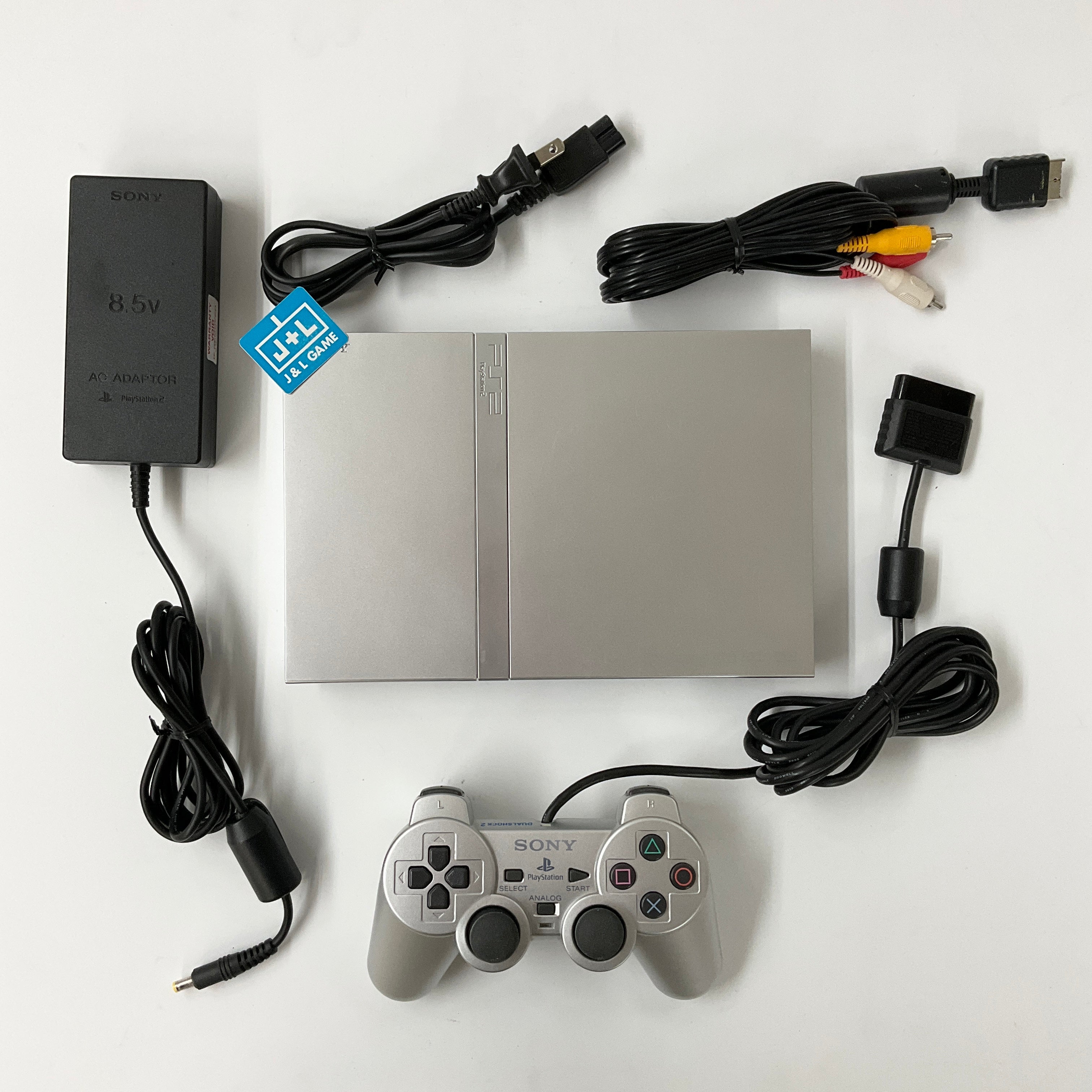 Sony PlayStation 2 Slim Console (Silver) - (PS2) PlayStation 2 [Pre-Owned] [Japanese Import] Consoles Sony   