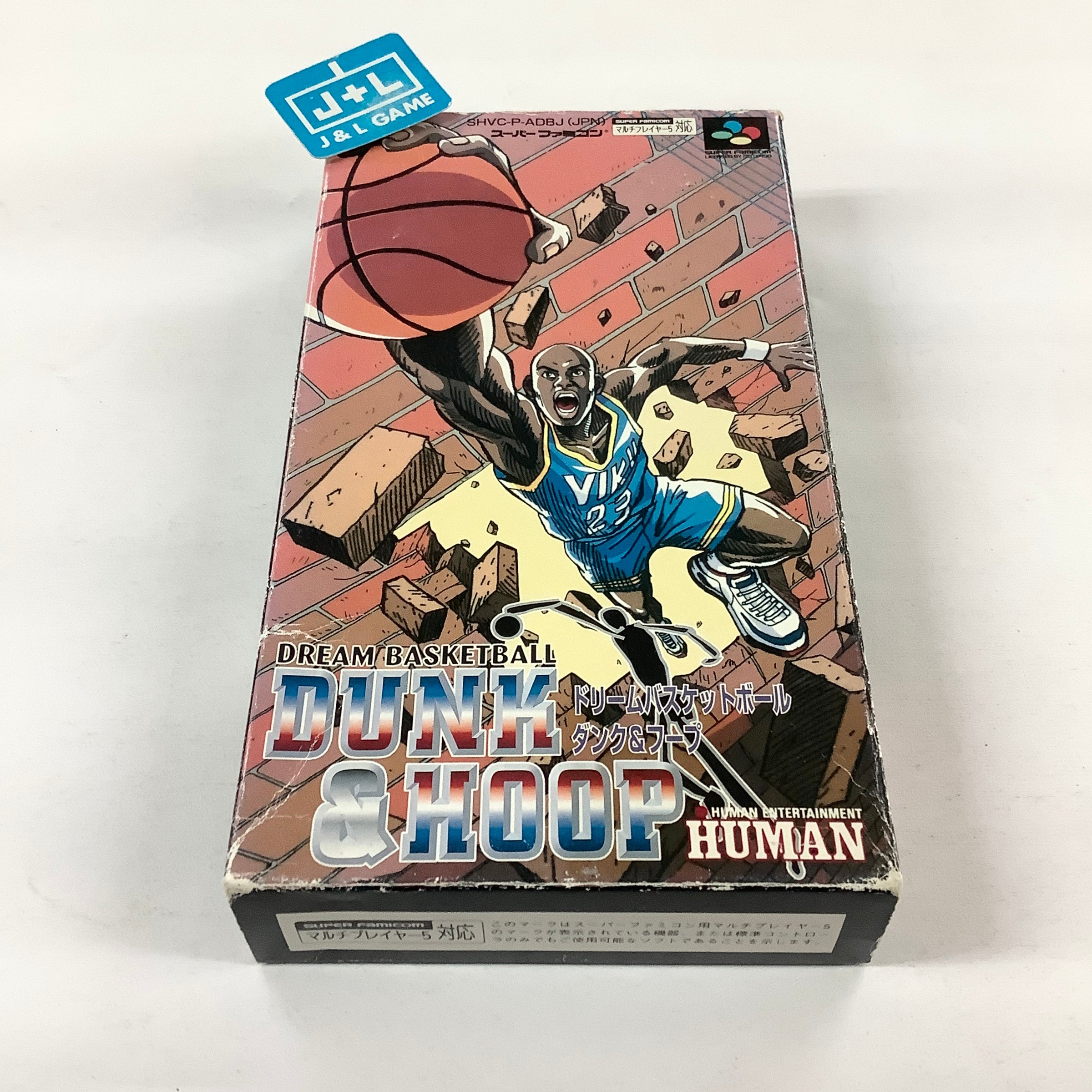 Dream Basketball: Dunk & Hoop - (SFC) Super Famicom [Pre-Owned] (Japanese Import) Video Games Human Entertainment   