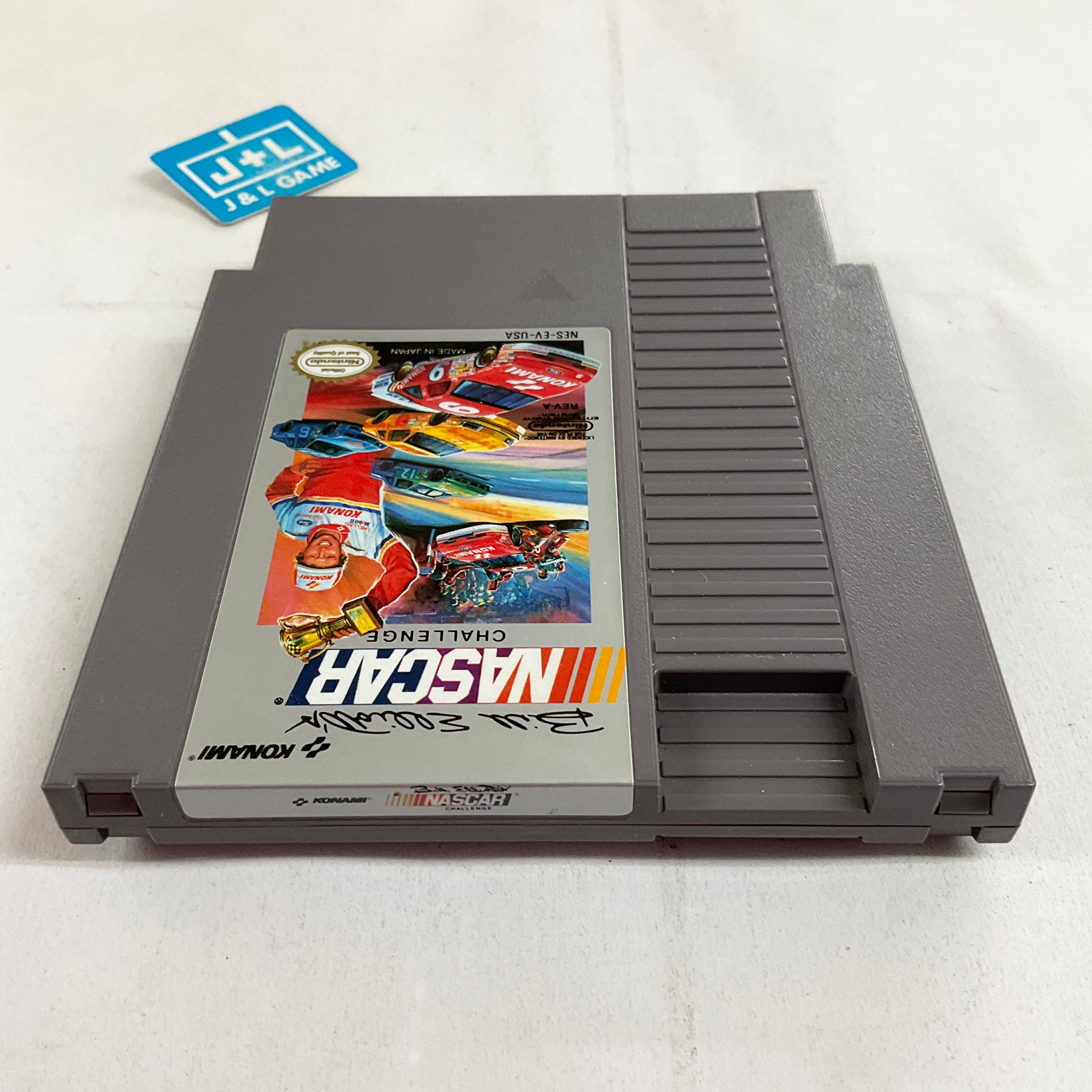 Bill Elliott's NASCAR Challenge - (NES) Nintendo Entertainment System [Pre-Owned] Video Games Konami   