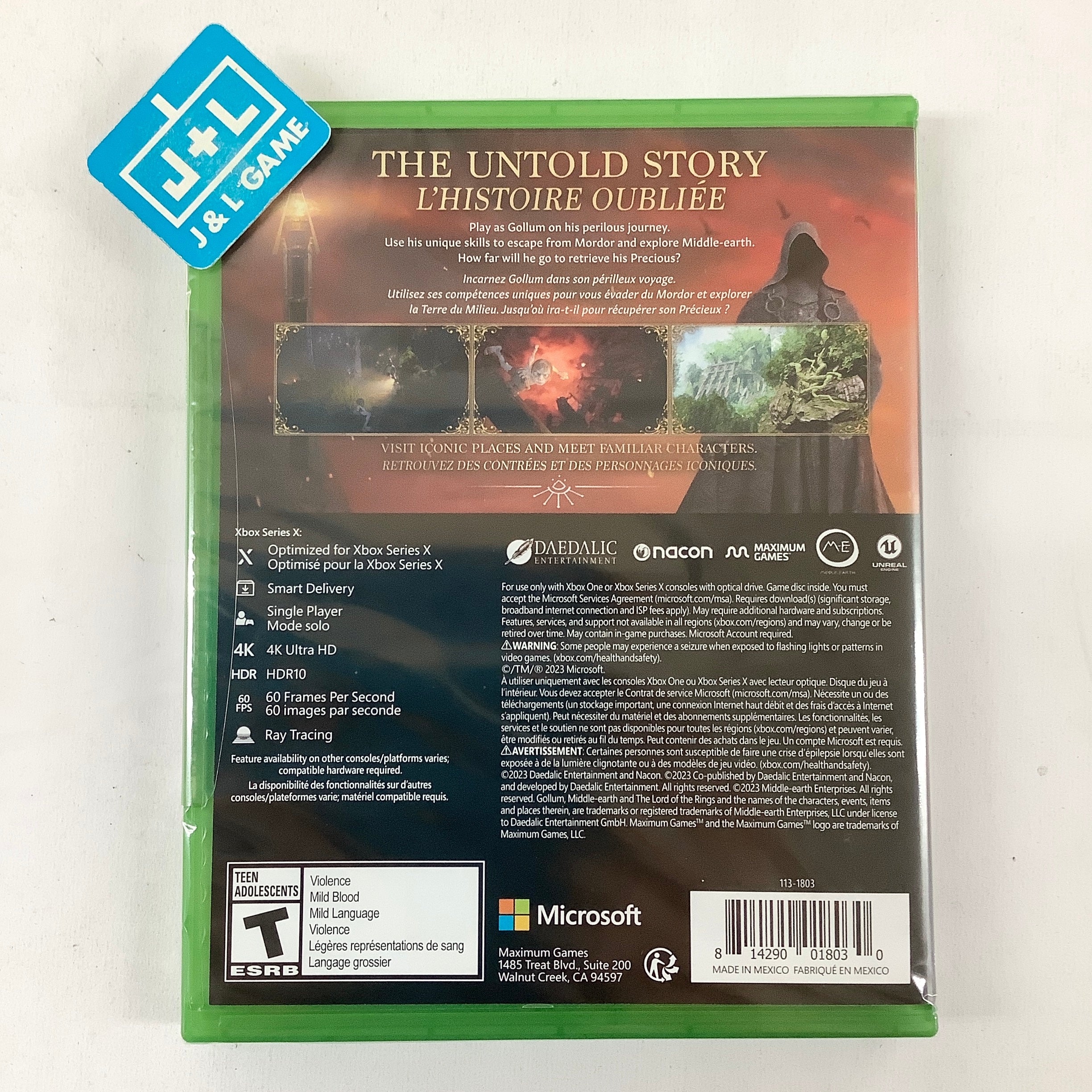 The Lord of the Rings: Gollum - (XSX) Xbox Series X Video Games Maximum Games   