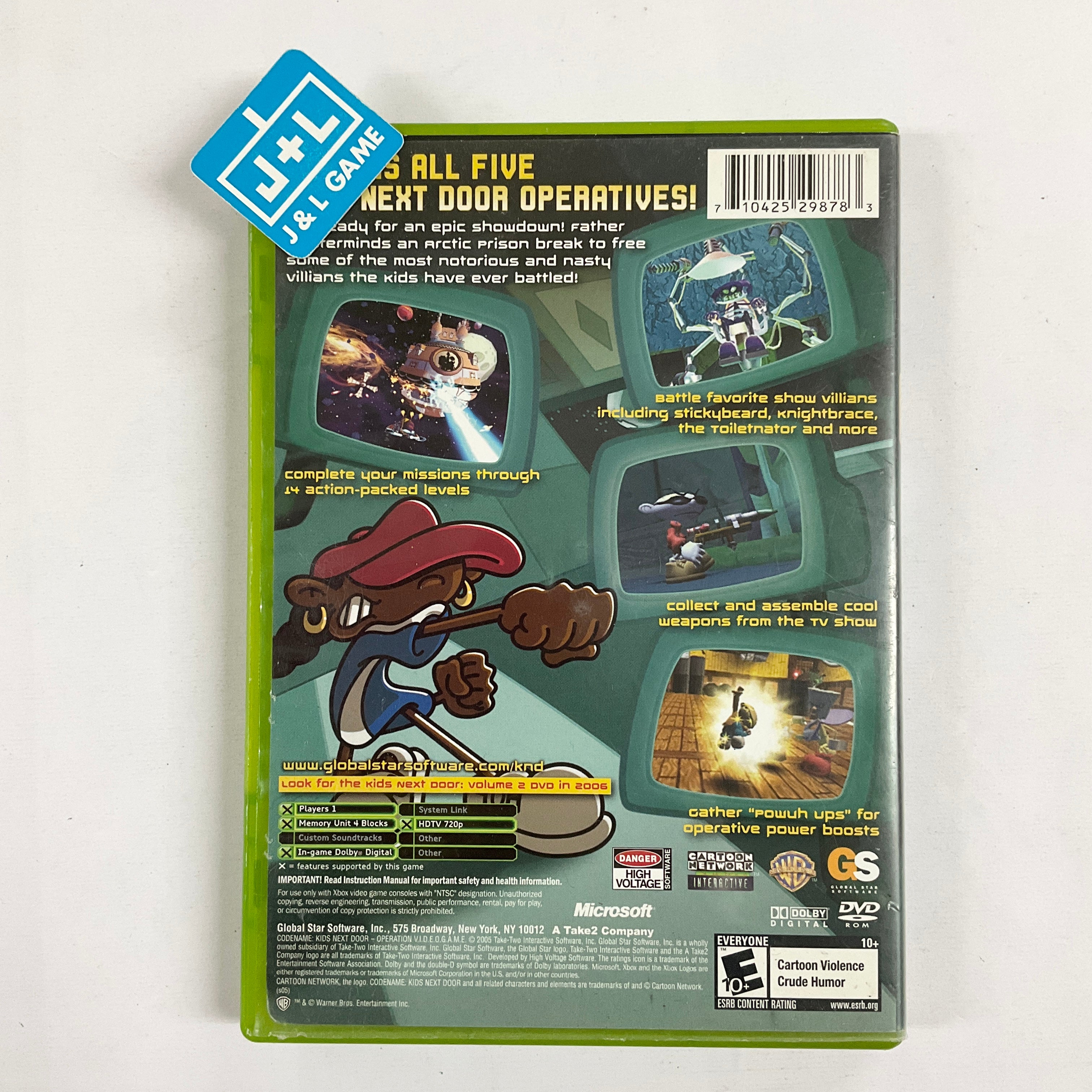 Codename: Kids Next Door: Operation V.I.D.E.O.G.A.M.E. - (XB) Xbox [Pre-Owned] Video Games Global Star Software   