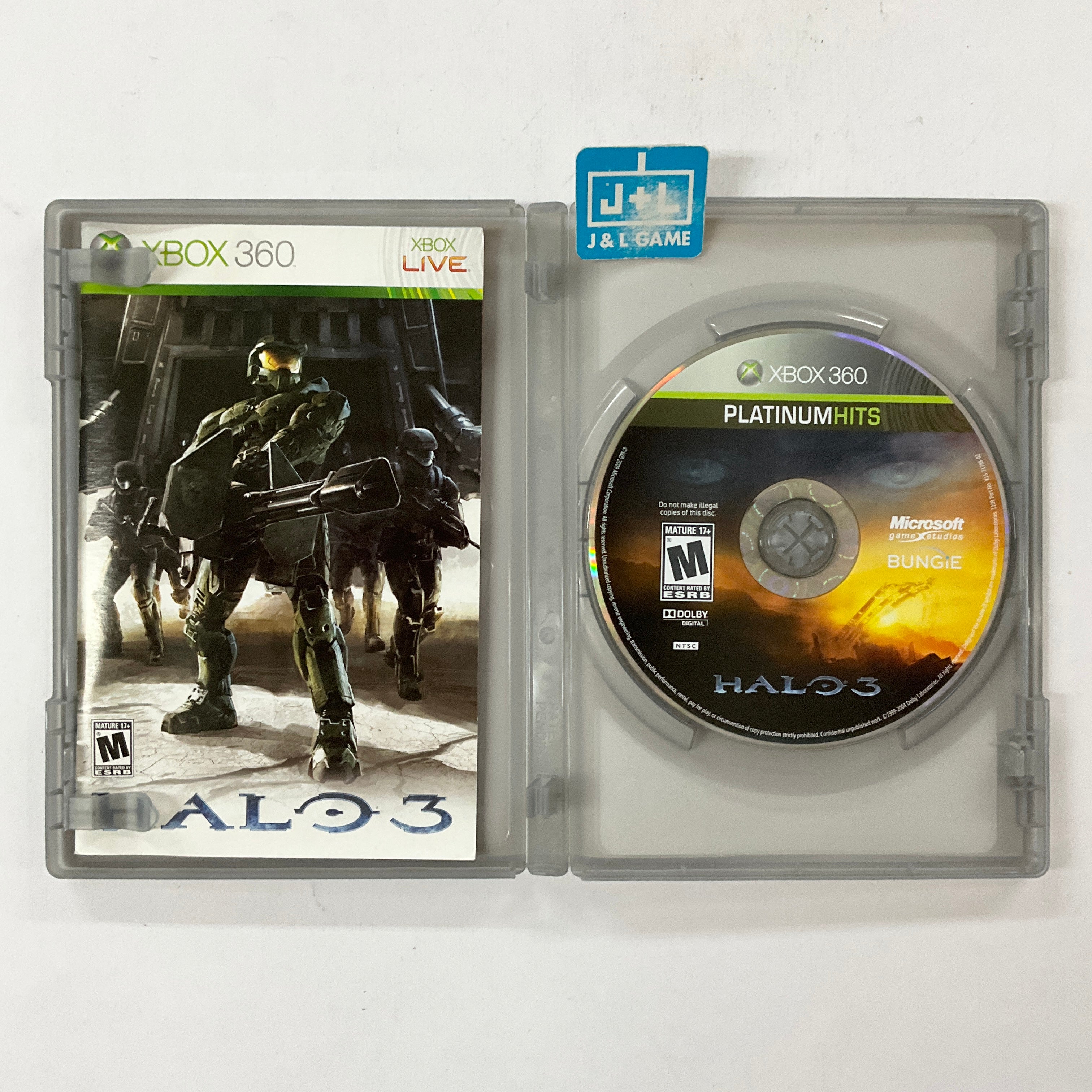 Halo 3 (Platinum Hits) - Xbox 360 [Pre-Owned] Video Games Microsoft Game Studios   