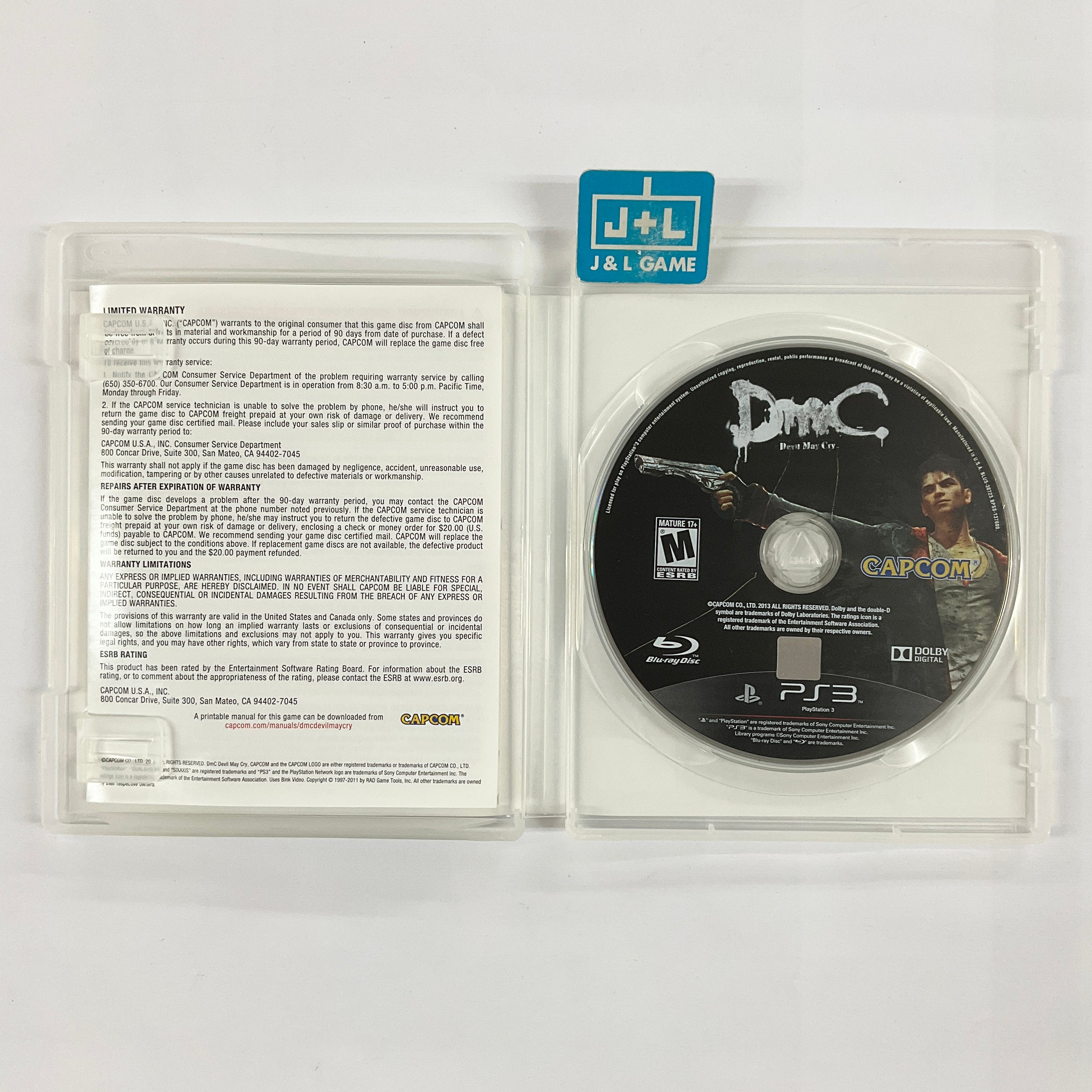 DmC: Devil May Cry - (PS3) PlayStation 3 [Pre-Owned] Video Games Capcom   