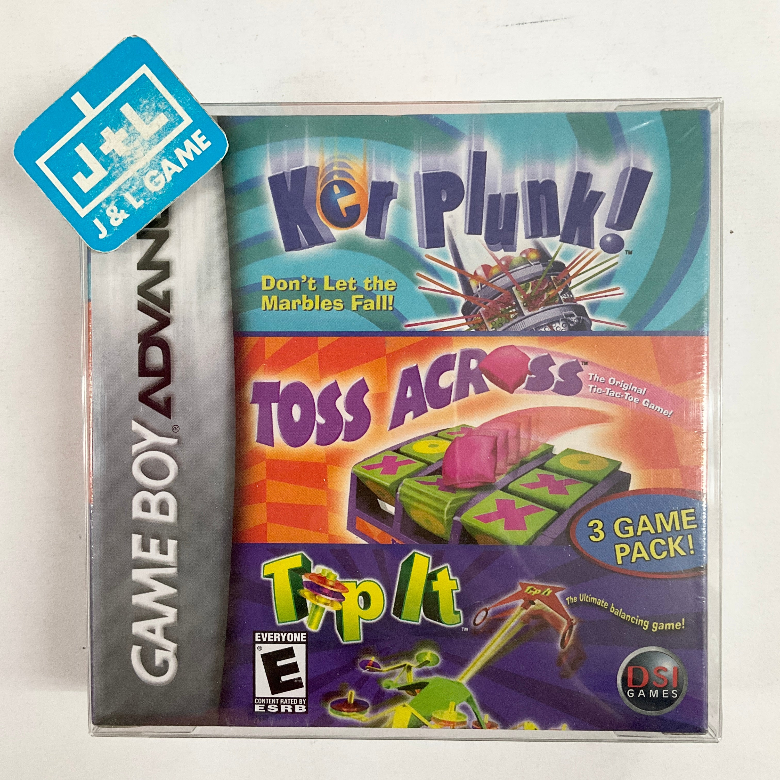 Kerplunk! / Toss Across / Tip It - (GBA) Game Boy Advance Video Games DSI Games   