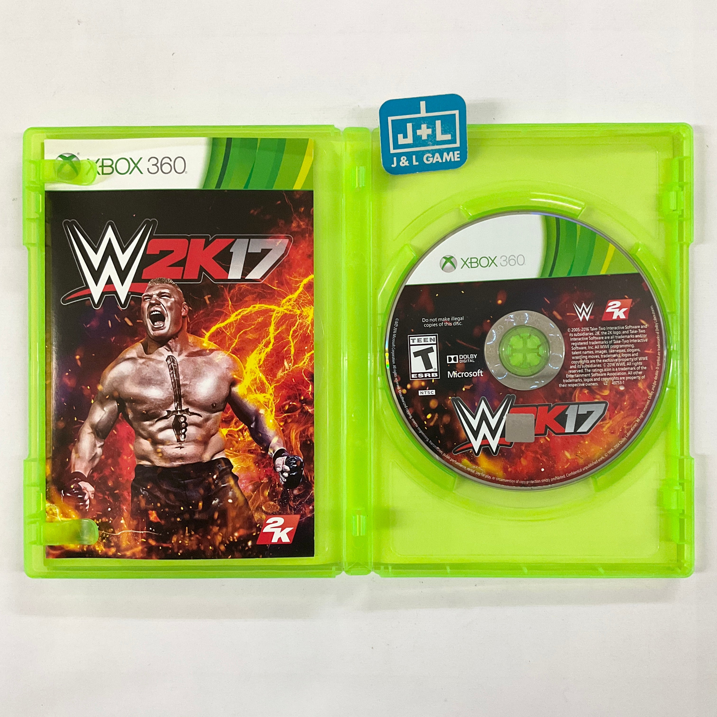 WWE 2K17 - Xbox 360 [Pre-Owned] Video Games 2K Sports   