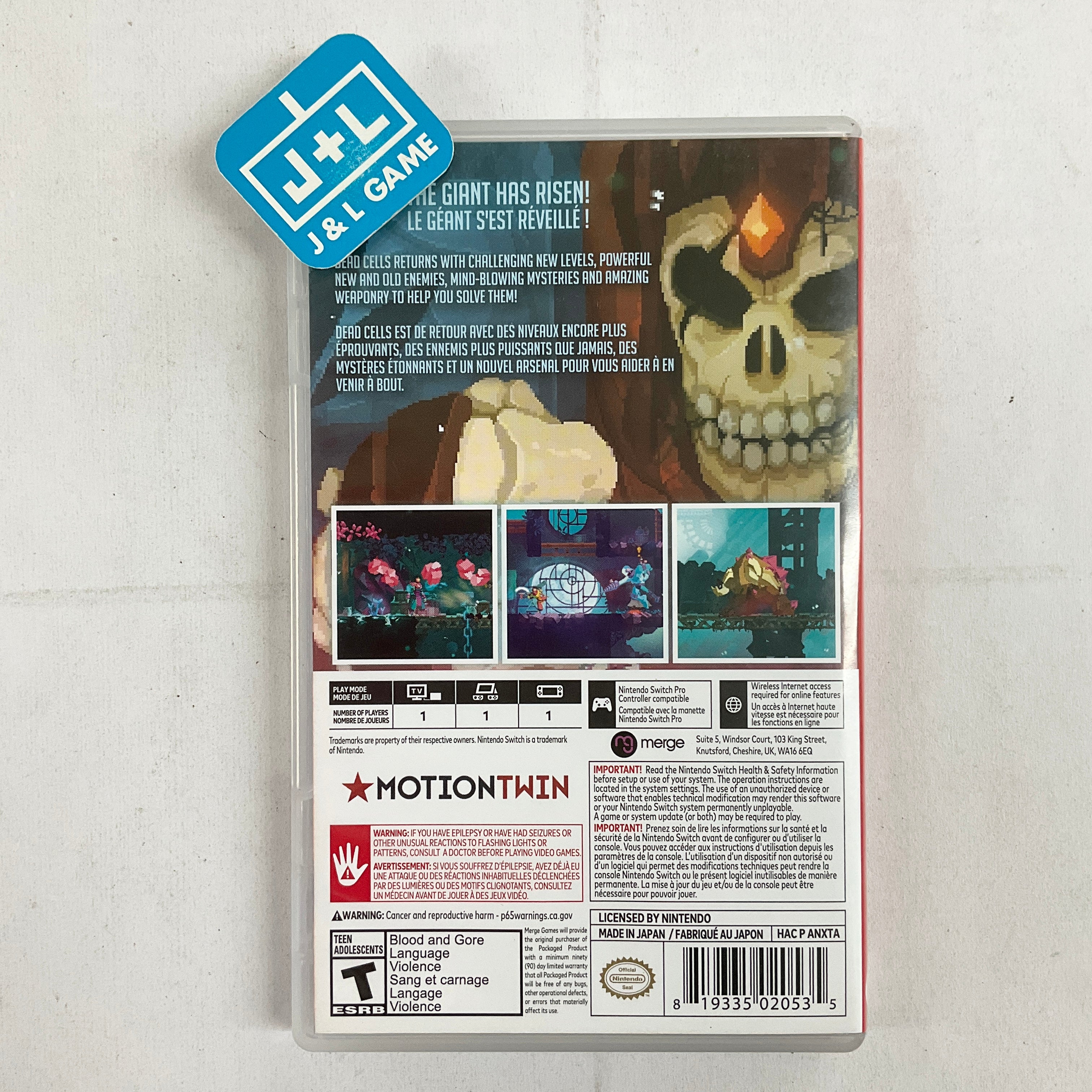 Dead Cells - Action Game of The Year - (NSW) Nintendo Switch [Pre-Owned] Video Games Merge Games   