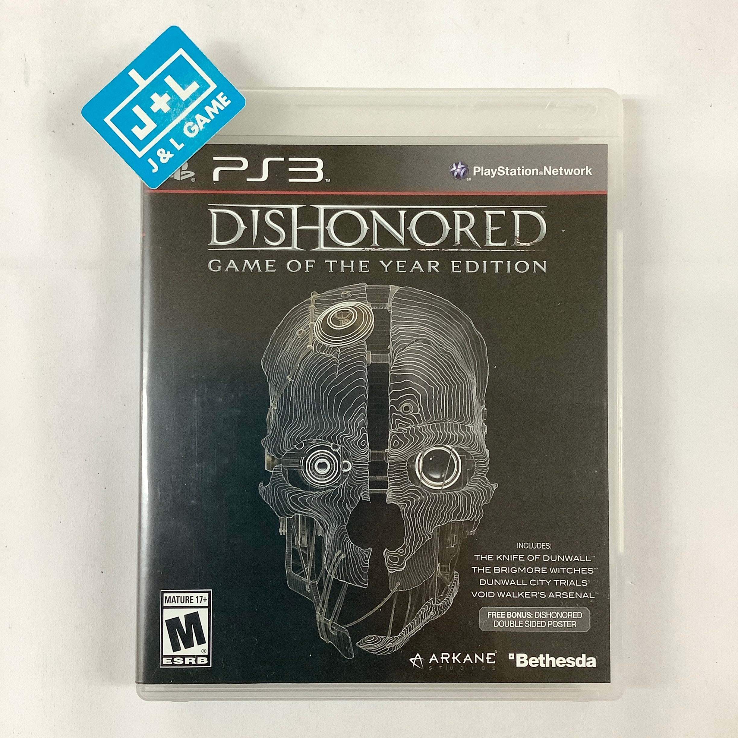 Dishonored (Game of the Year Edition) - (PS3) PlayStation 3 [Pre-Owned] Video Games Bethesda   