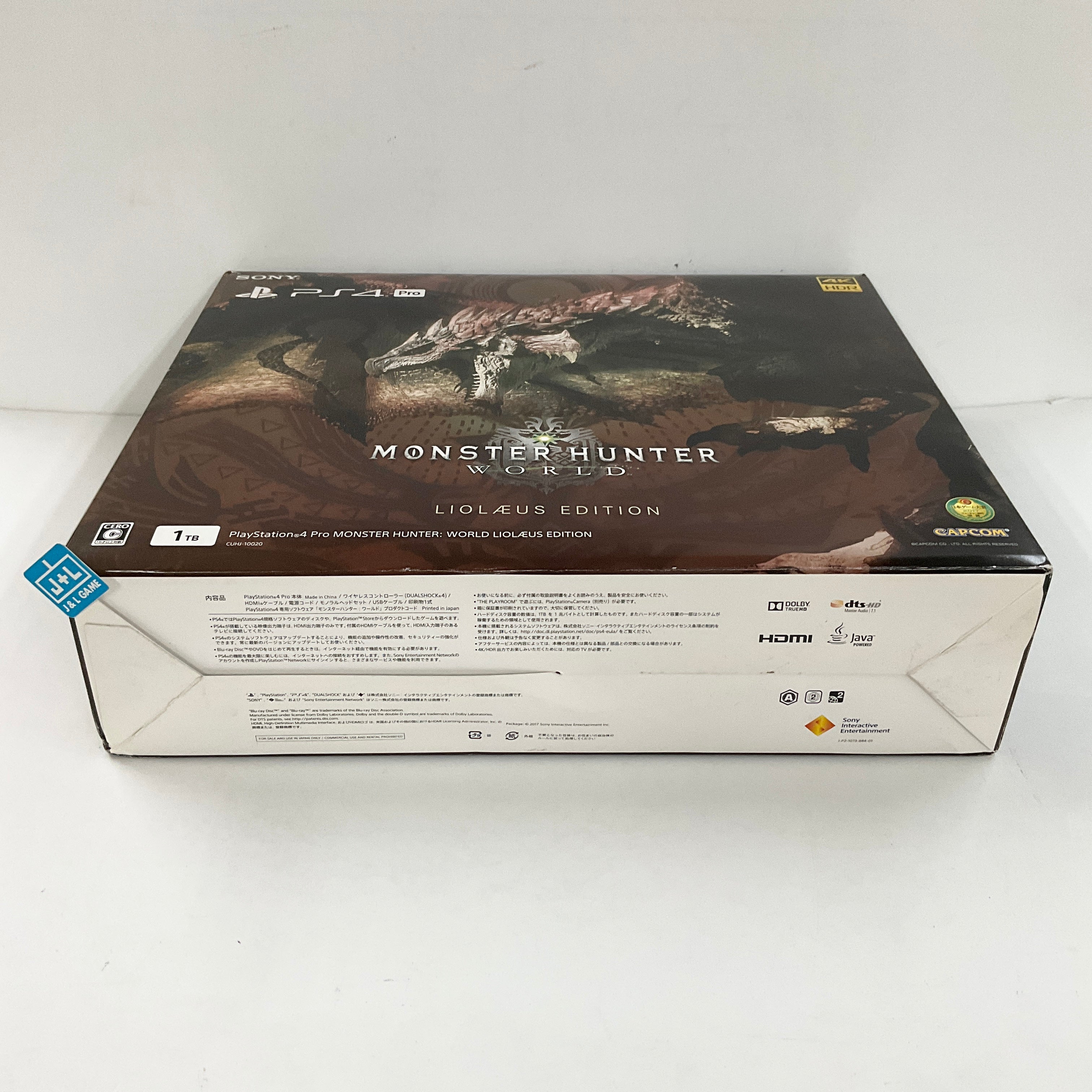 Sony PlayStation 4 Pro Monster Hunter: World Liolaeus (Rathalos) Edition - (PS4) Playstation 4 [Pre-Owned] Consoles Sony   