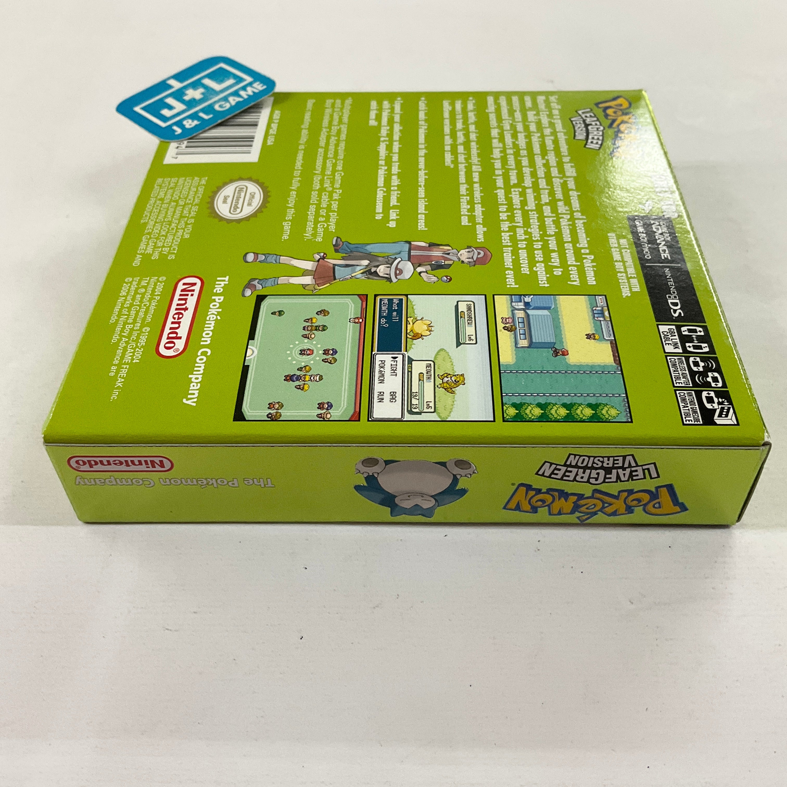 Pokemon LeafGreen Version (Player's Choice) - (GBA) Game Boy Advance [Pre-Owned] Video Games Nintendo   