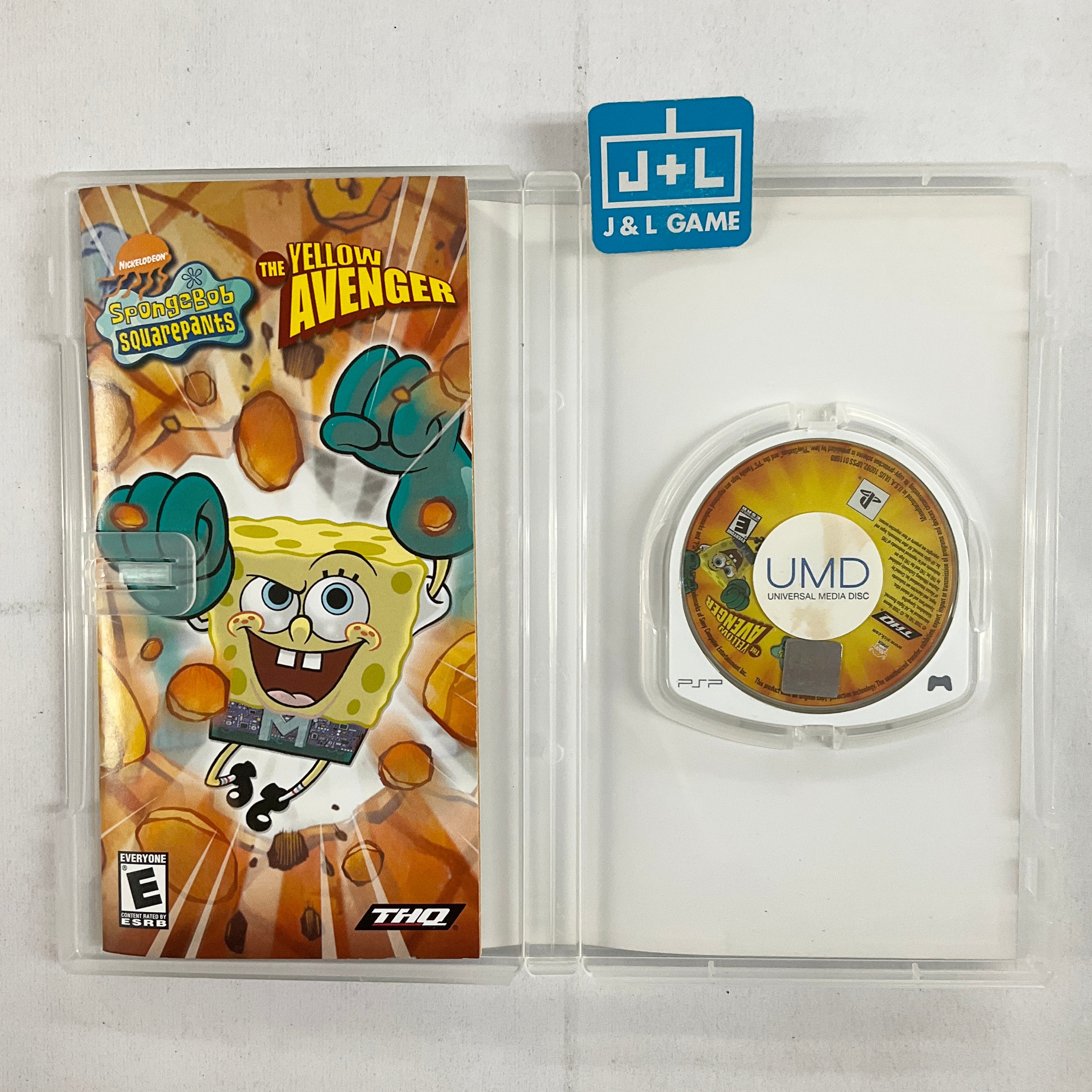 Spongebob Squarepants: The Yellow Avenger - Sony PSP [Pre-Owned] Video Games THQ   