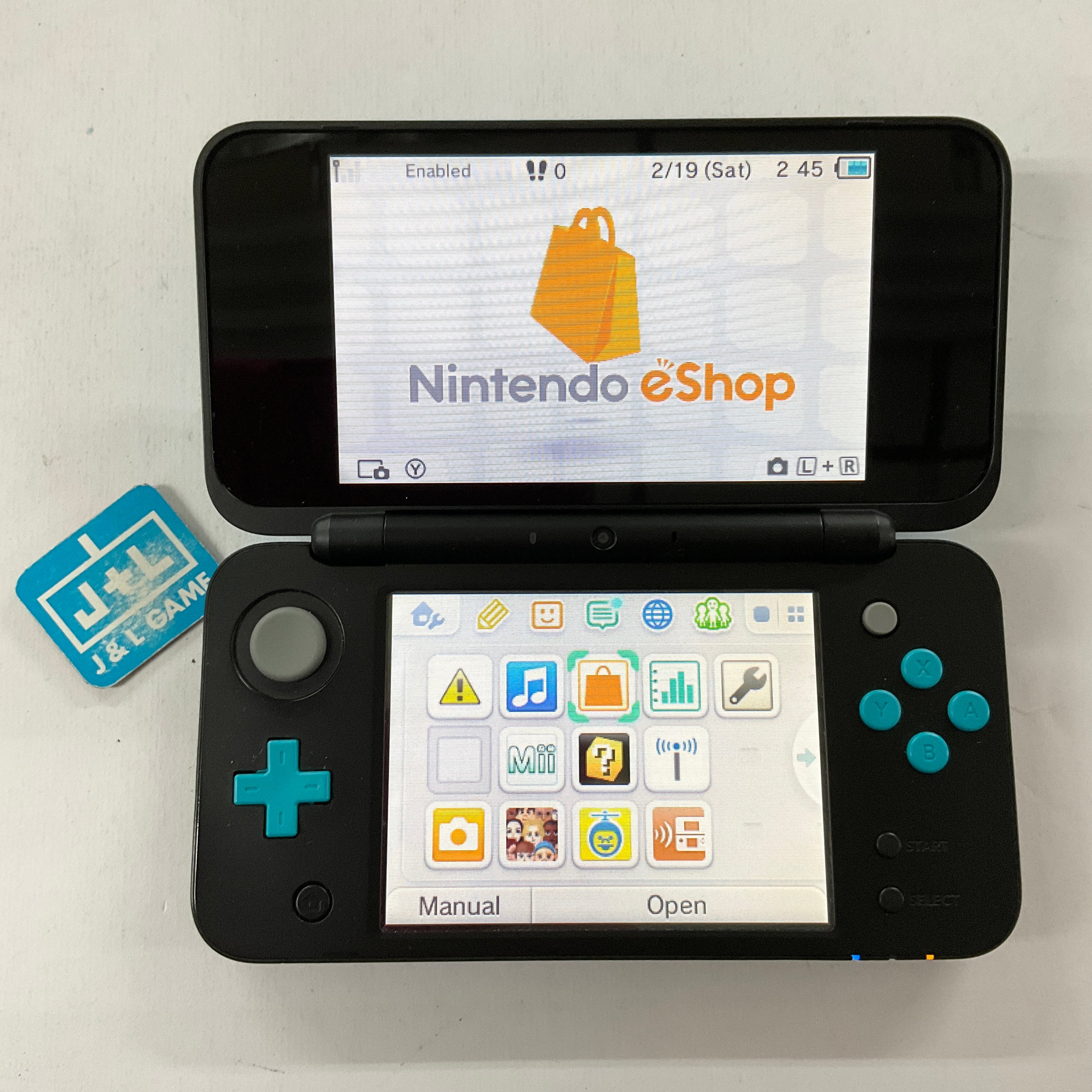 Nintendo New 2DS XL Console (Black + Turquoise) - Nintendo 3DS [Pre-Owned] Consoles Nintendo   