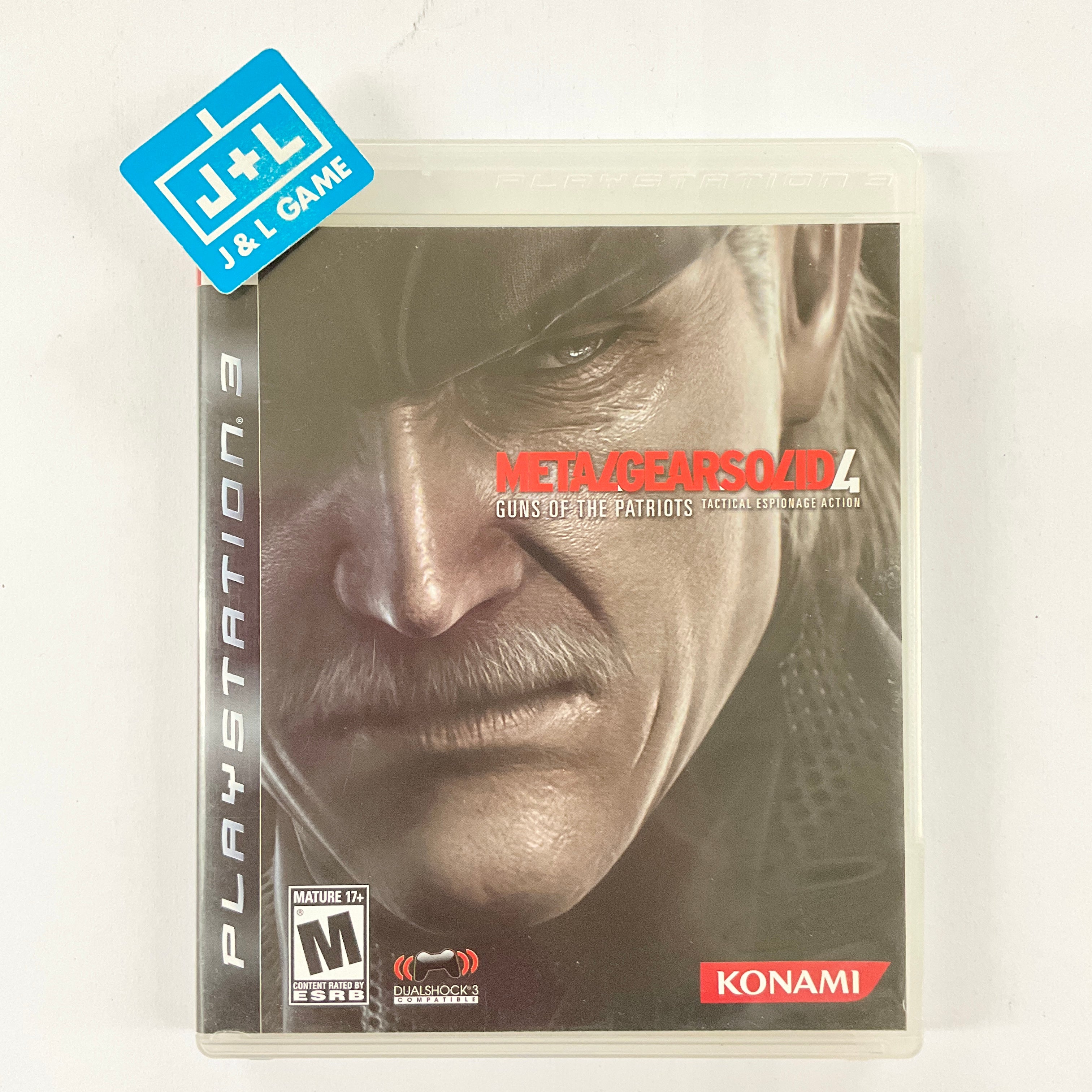 Metal Gear Solid 4: Guns of the Patriots (Limited Edition) - (PS3) PlayStation 3 [Pre-Owned] Video Games Konami   