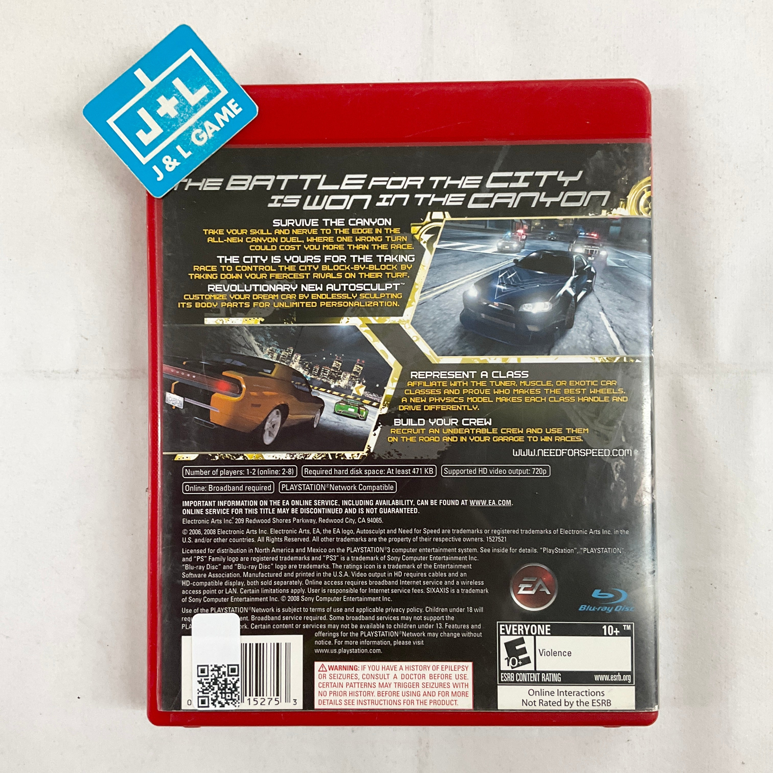 Need for Speed: Carbon (Greatest Hits) - (PS3) PlayStation 3 [Pre-Owned] Video Games EA Games   