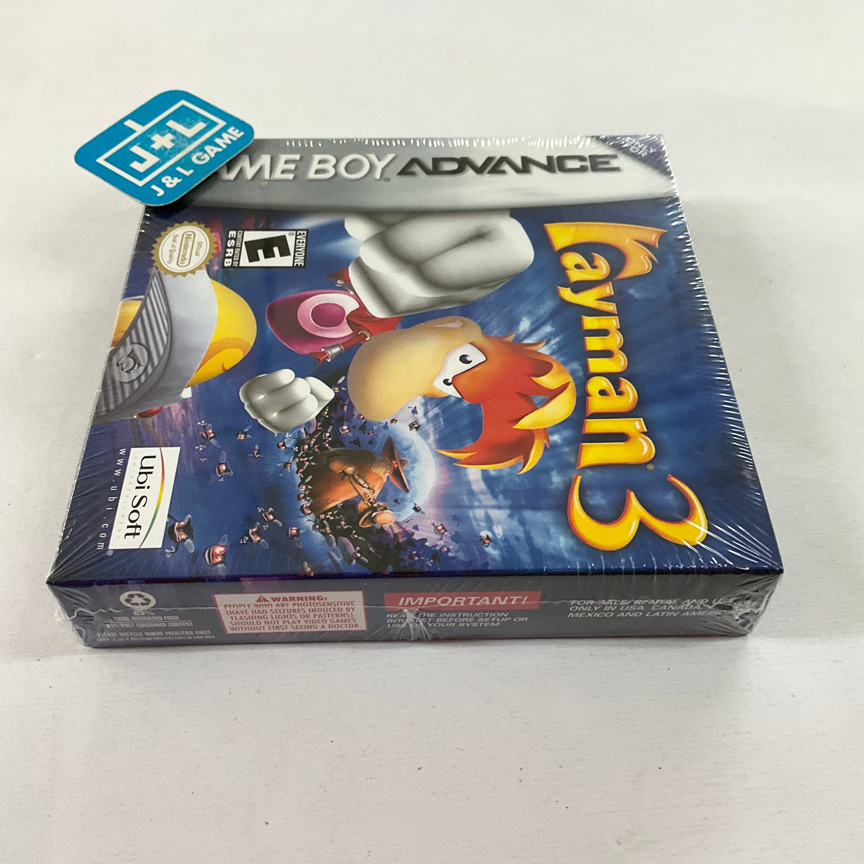 Rayman 3 - (GBA) Game Boy Advance Video Games Ubisoft   